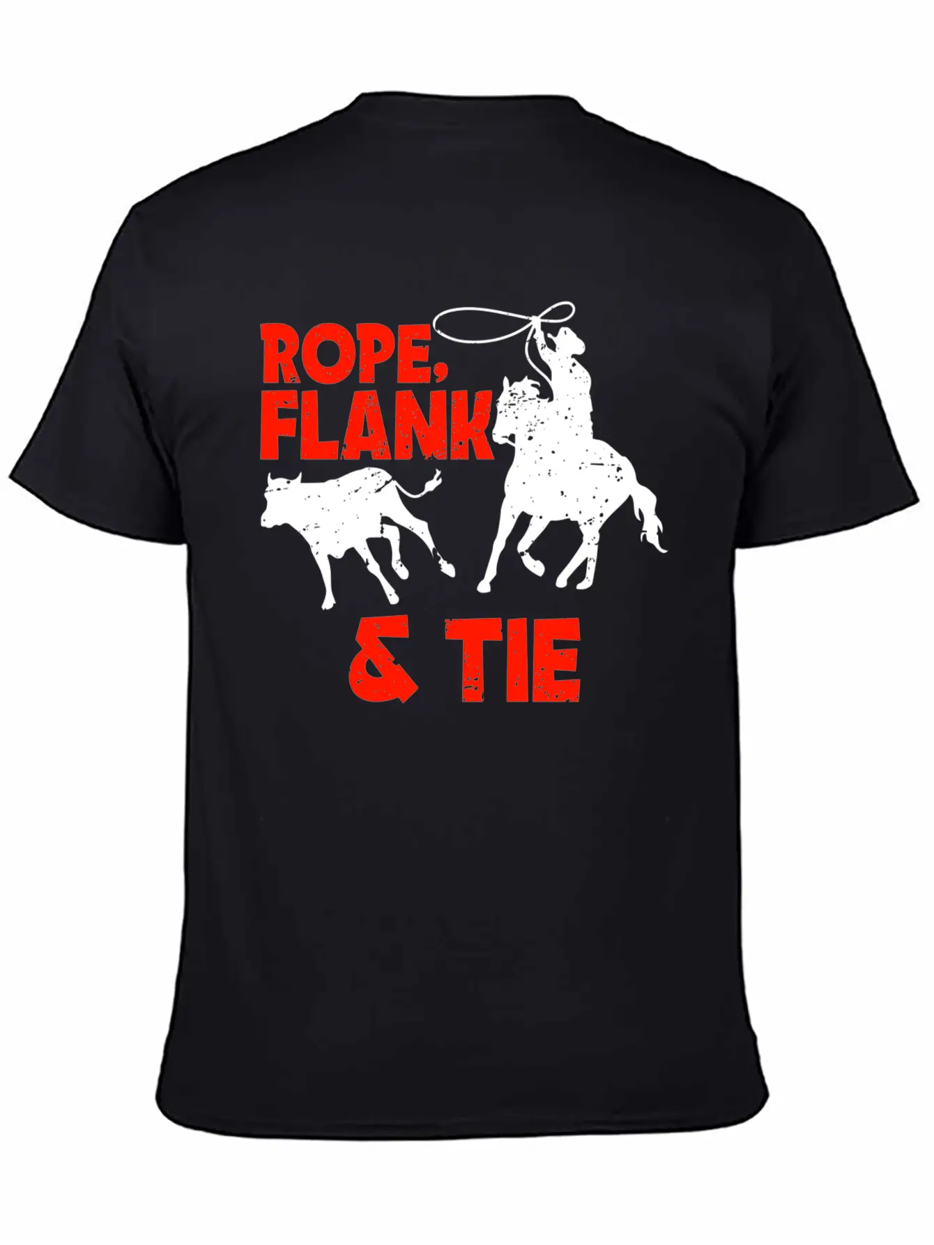 Rope Flank And Tie Cowboy Gift Stylish Everyday T-Shirt – Unisex Basic Cotton Tee