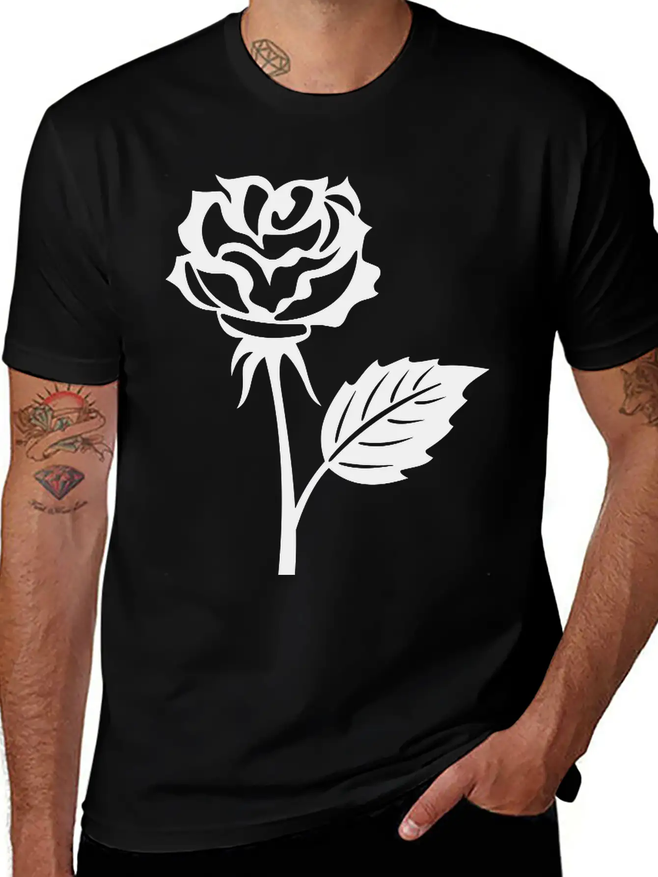 Rose Basic Graphic T-Shirt – Daily Comfort In Soft Cotton