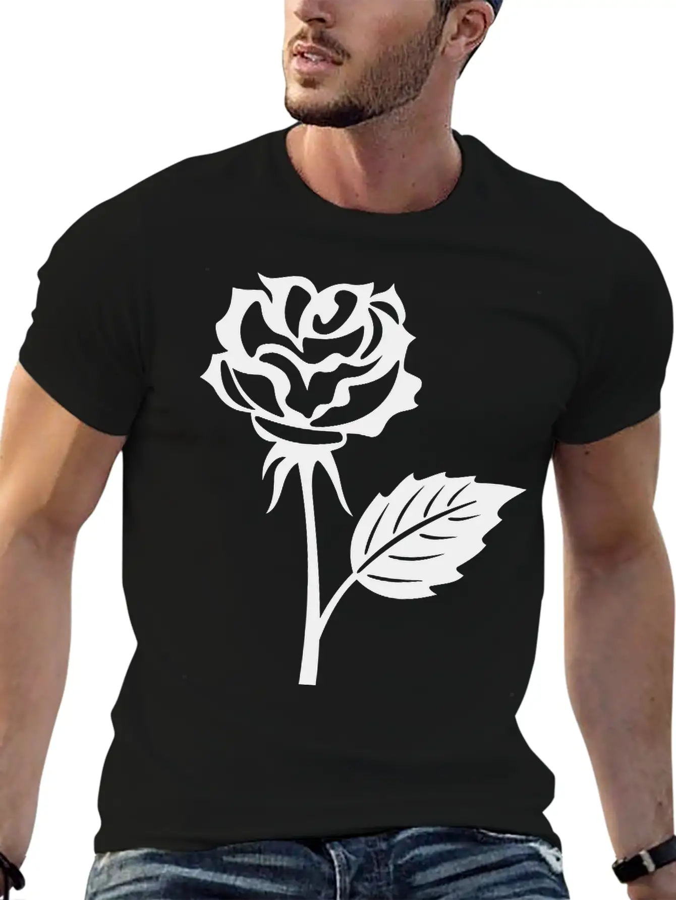 Rose Basic Graphic T-Shirt – Daily Comfort In Soft Cotton