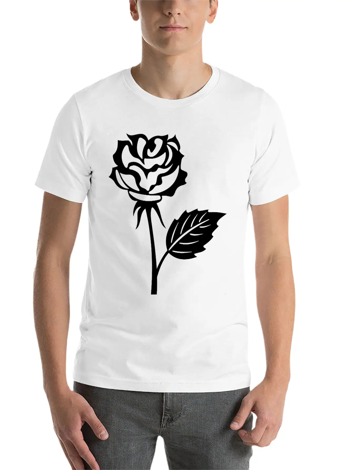Rose Basic Graphic T-Shirt – Daily Comfort In Soft Cotton