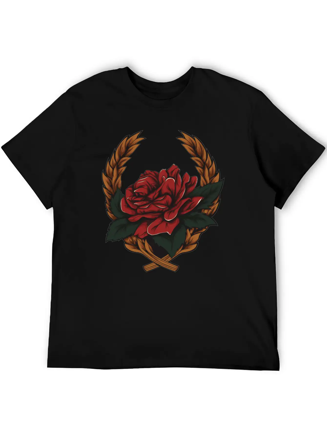 Rose Essential Cotton Tee For Daily Outfits – Unisex Style