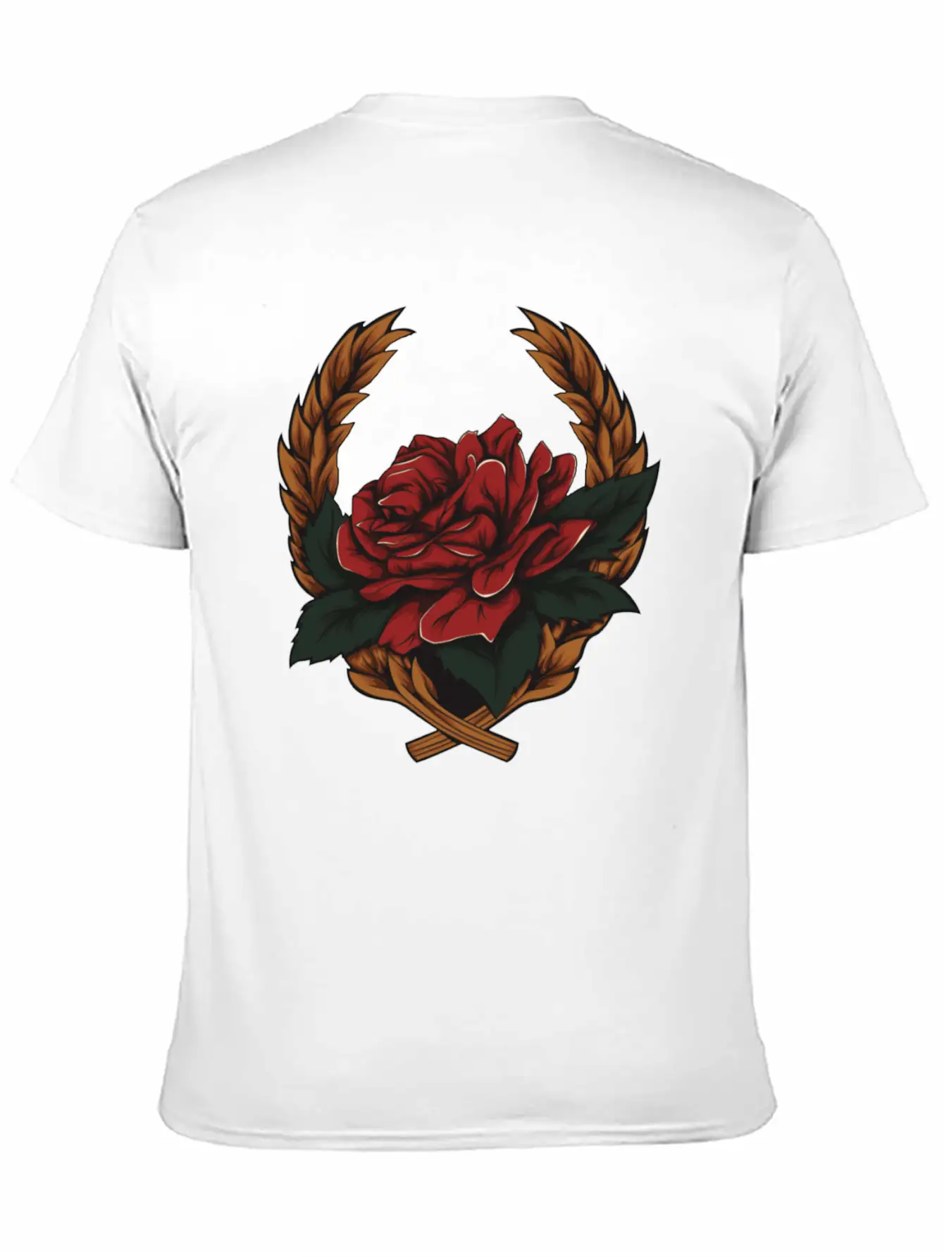 Rose Essential Cotton Tee For Daily Outfits – Unisex Style