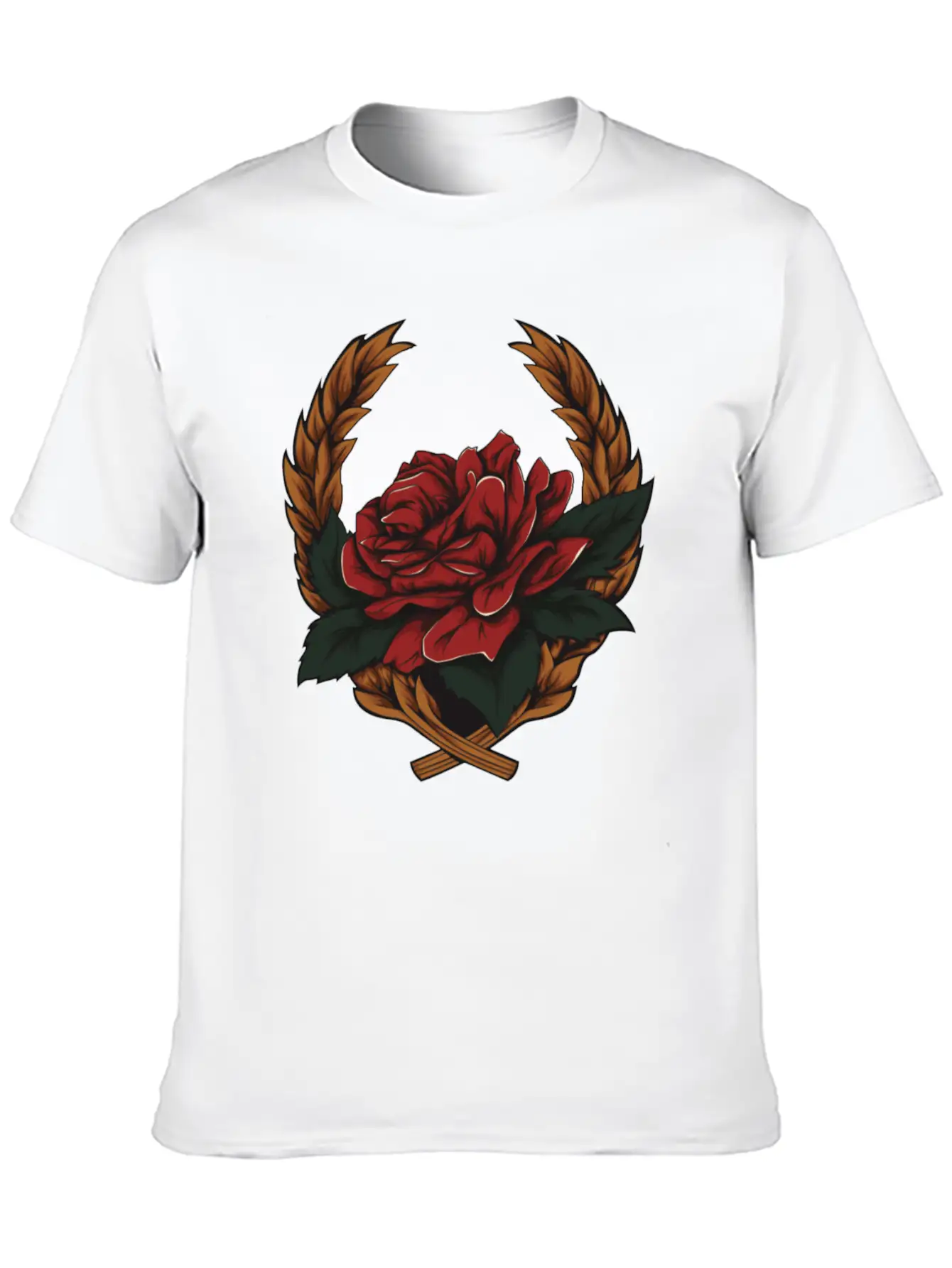 Rose Essential Cotton Tee For Daily Outfits – Unisex Style