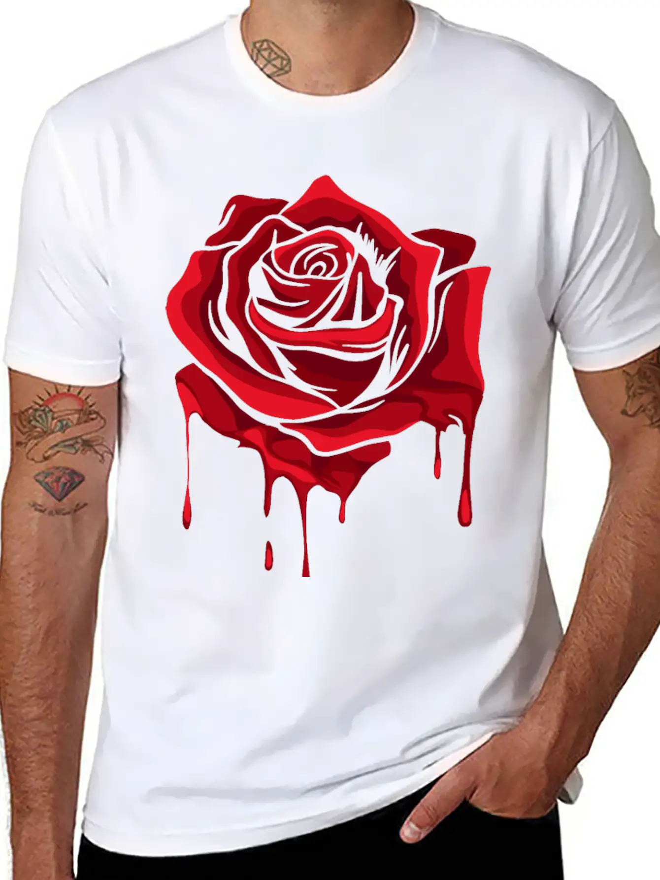 Rose Garden Roses Gardening Essential Cotton Tee For Daily Outfits – Unisex Style