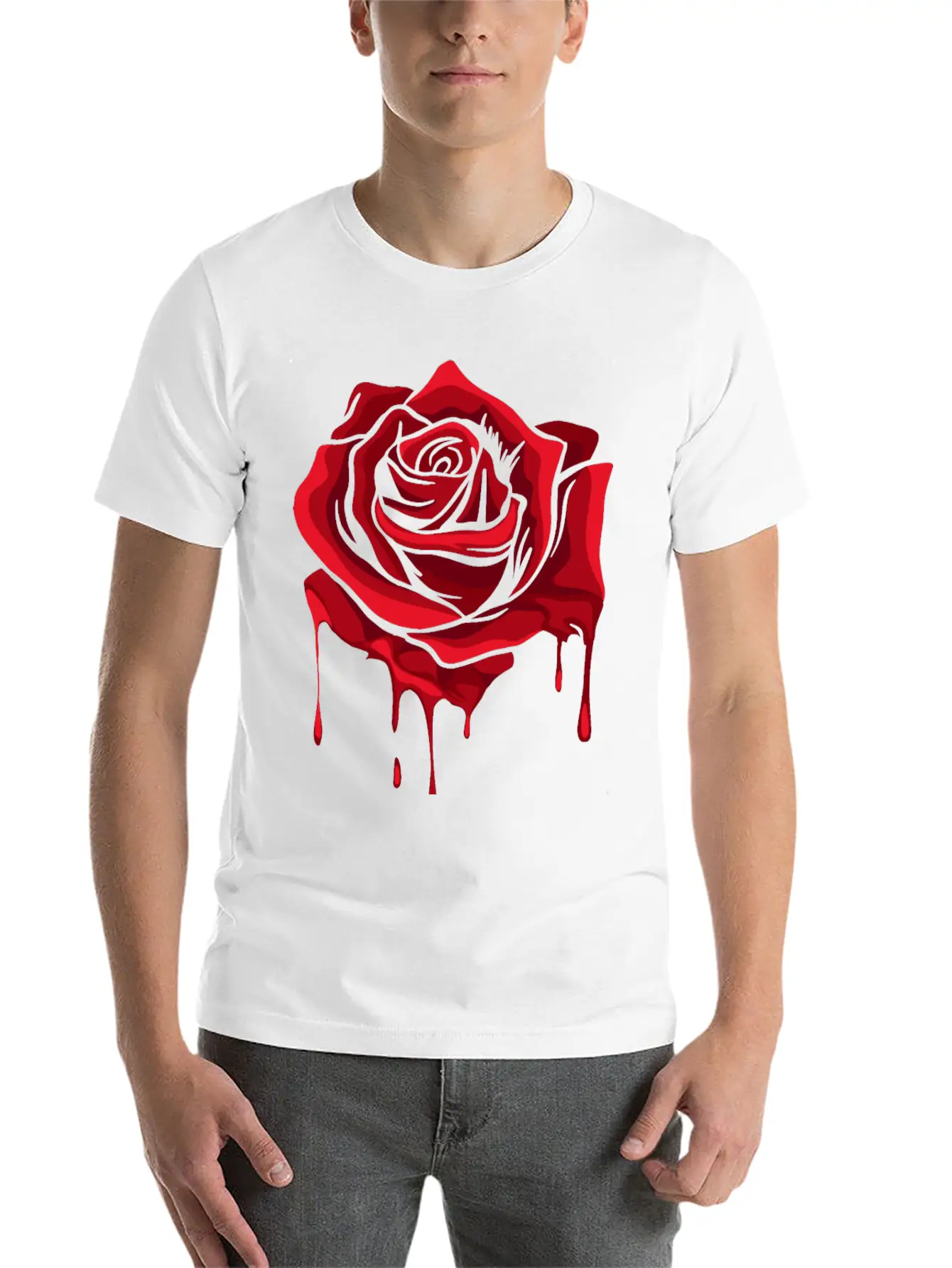 Rose Garden Roses Gardening Essential Cotton Tee For Daily Outfits – Unisex Style