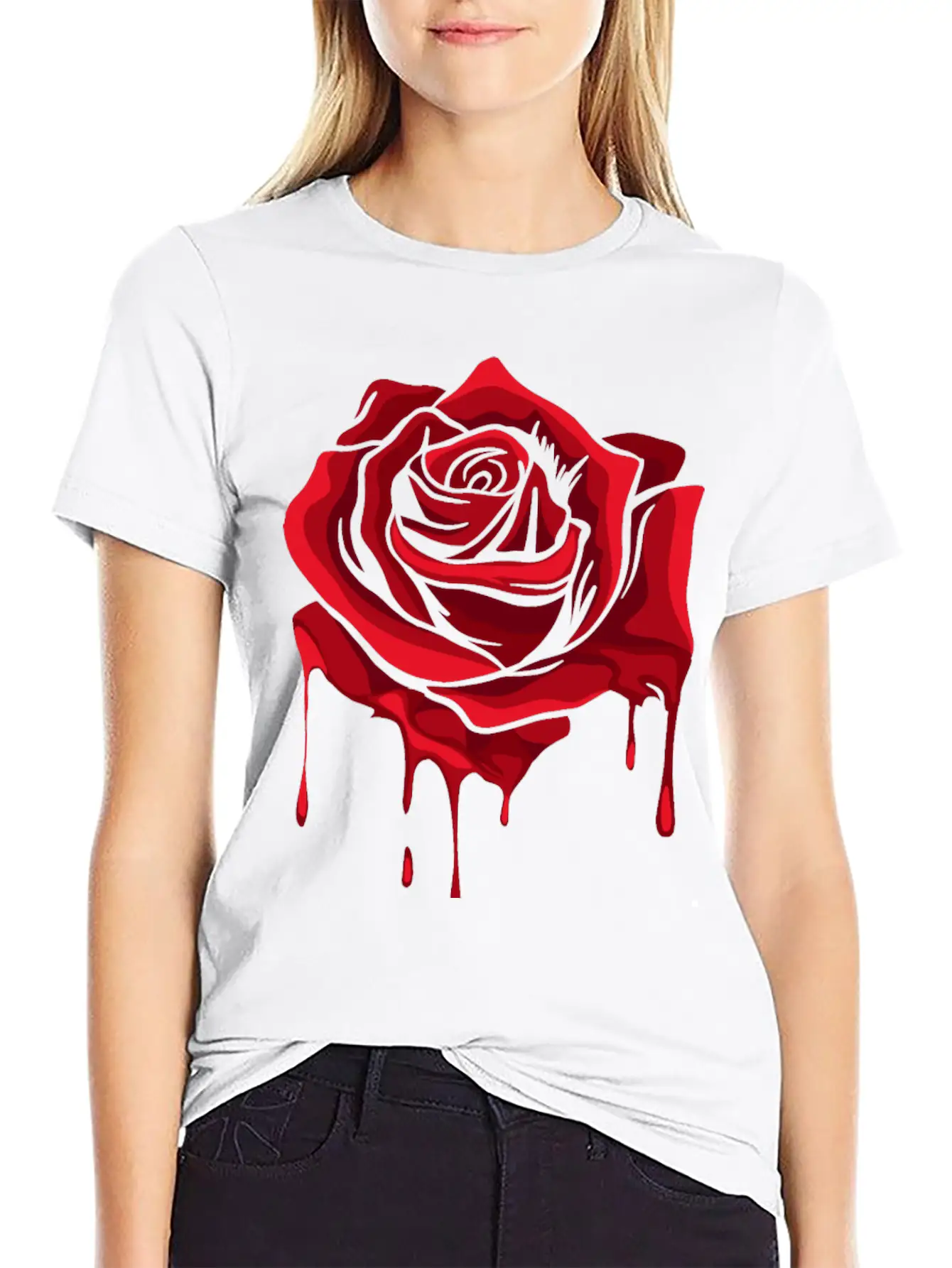 Rose Garden Roses Gardening Essential Cotton Tee For Daily Outfits – Unisex Style