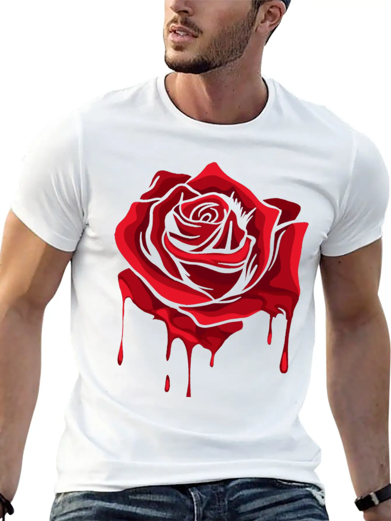 Rose Garden Roses Gardening Essential Cotton Tee For Daily Outfits – Unisex Style