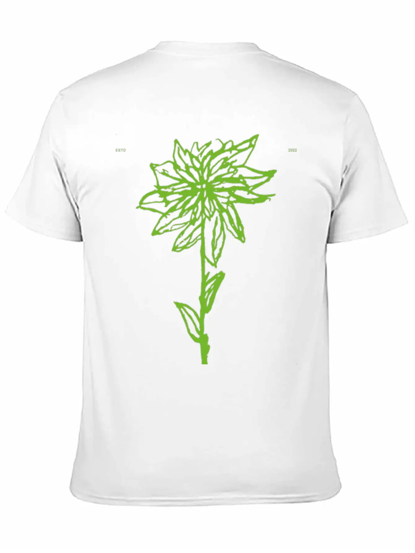 Rose Lineart Unisex Casual T-Shirt – Clean Design For Daily Comfort