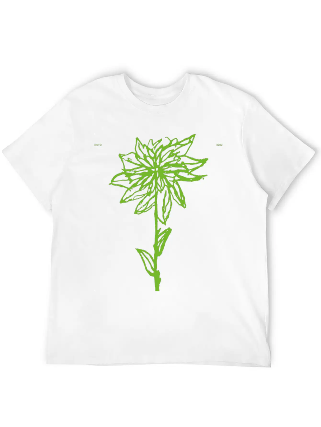 Rose Lineart Unisex Casual T-Shirt – Clean Design For Daily Comfort