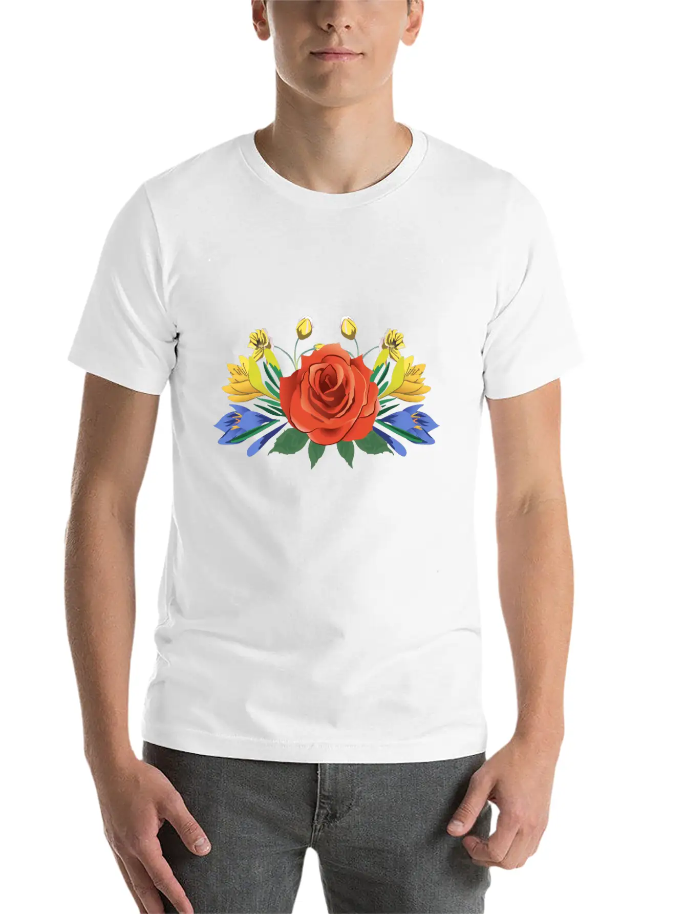 Roses Flowers Plants Spring Love Classic Fit Graphic Tee For Daily Comfort – Unisex Cotton Shirt