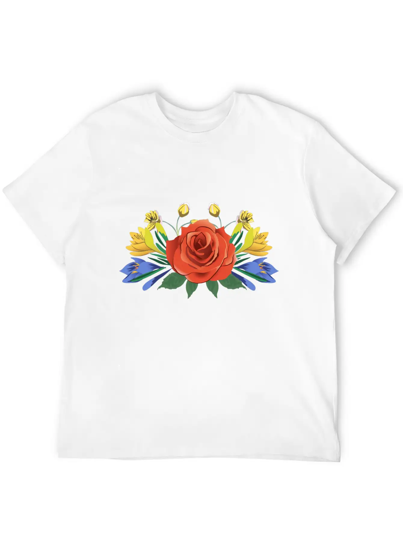 Roses Flowers Plants Spring Love Classic Fit Graphic Tee For Daily Comfort – Unisex Cotton Shirt