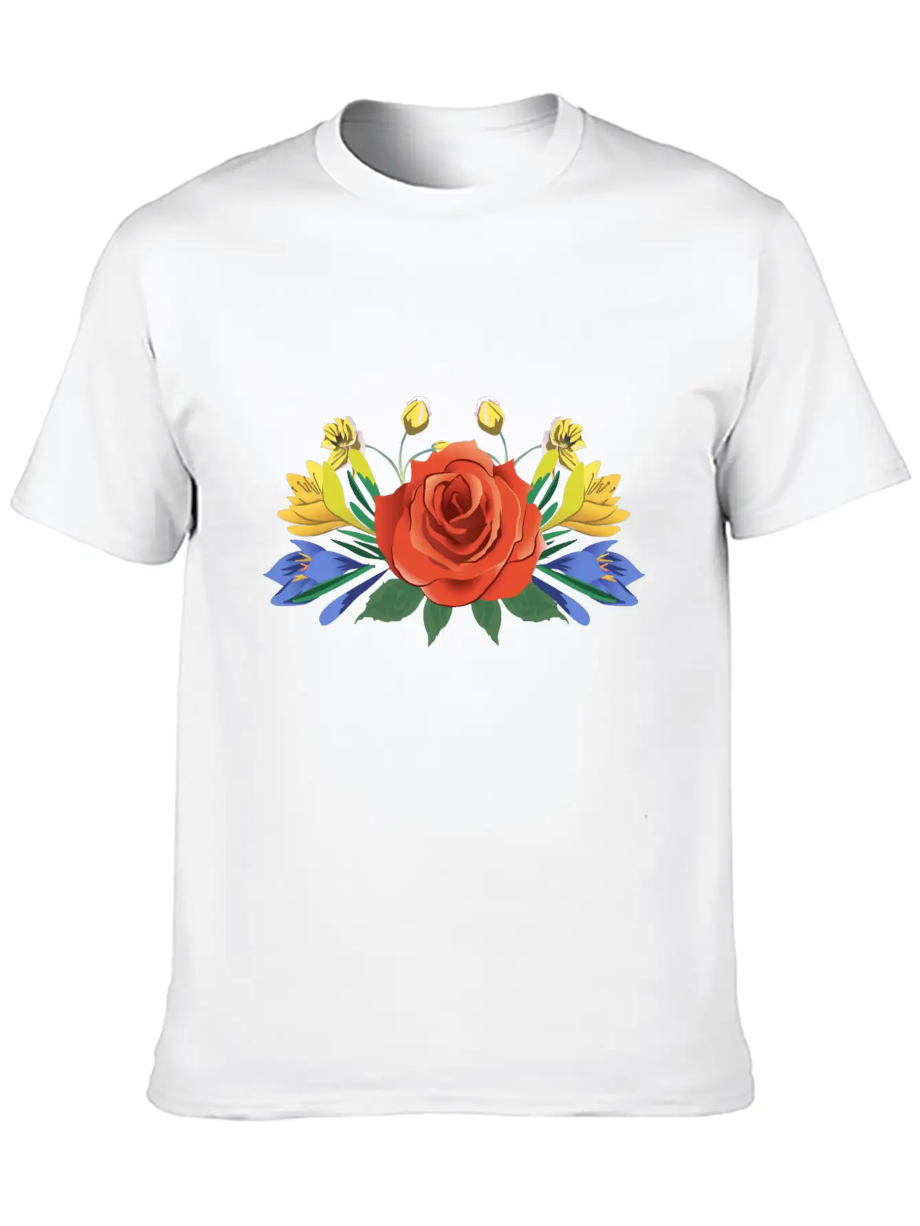 Roses Flowers Plants Spring Love Classic Fit Graphic Tee For Daily Comfort – Unisex Cotton Shirt