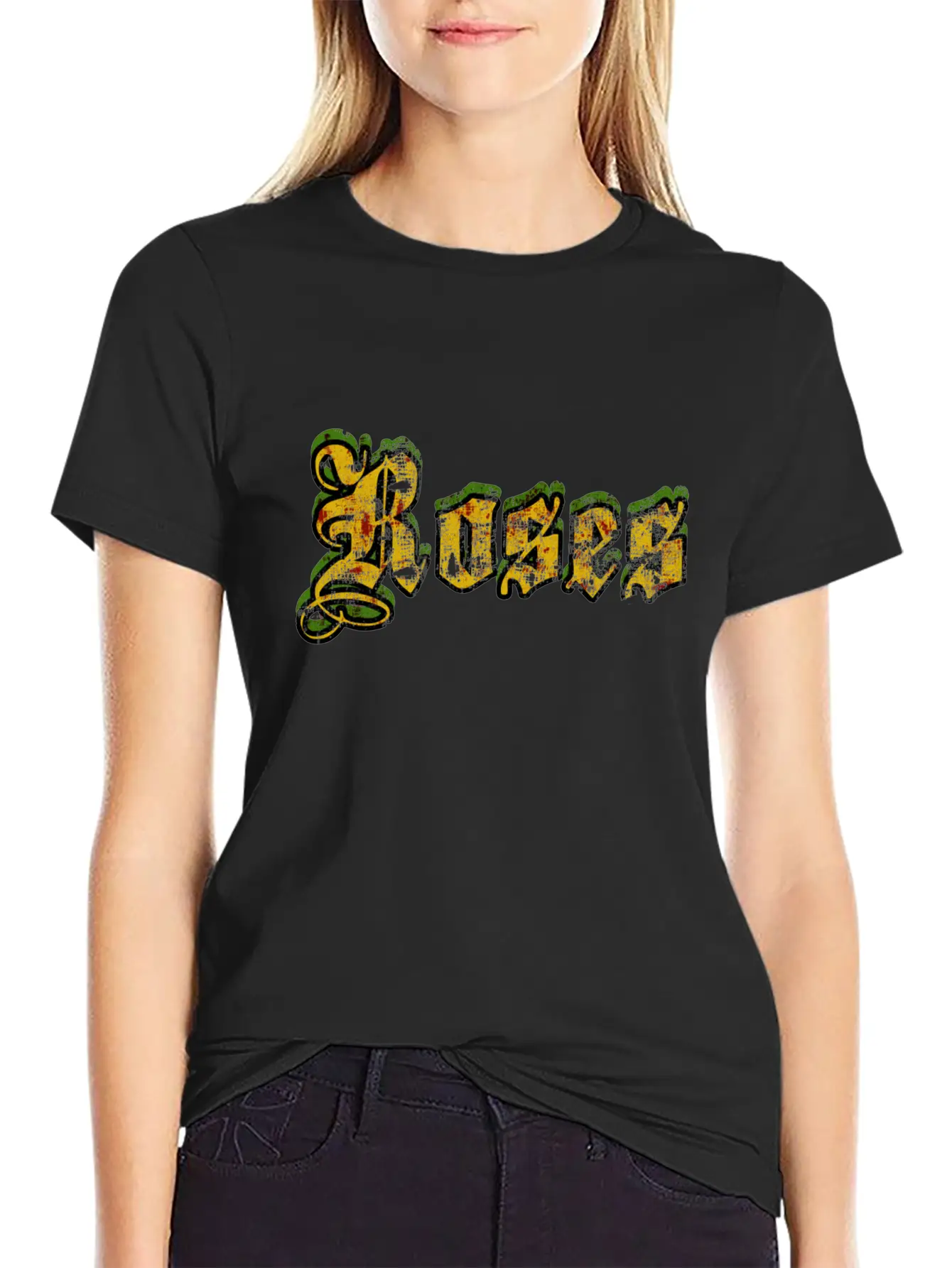 Roses Unisex Casual T-Shirt – Clean Design For Daily Comfort
