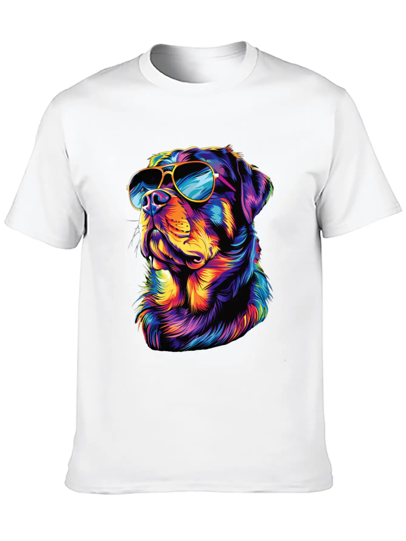 Rottweiler Lightweight Cotton T-Shirt – Daily Comfort Graphic Shirt