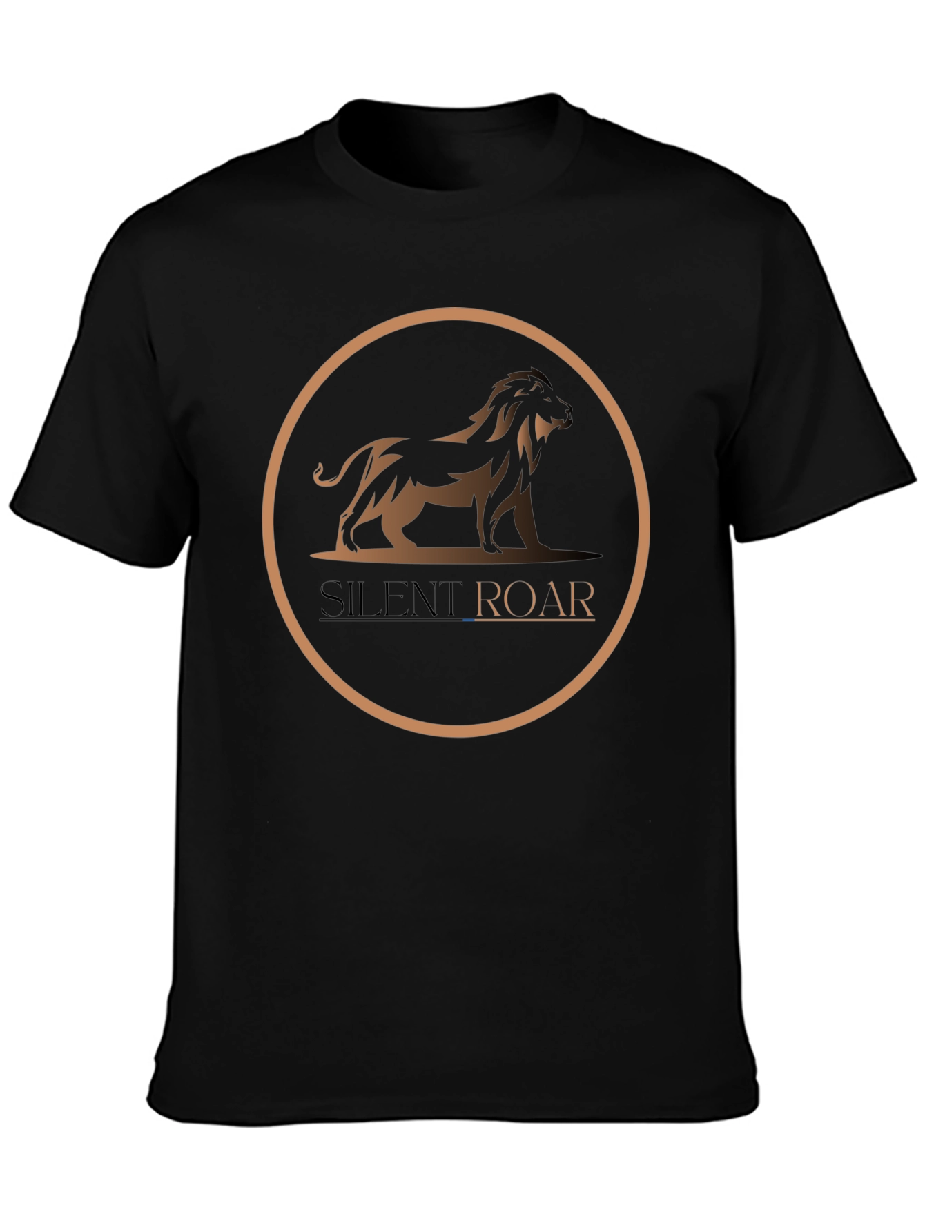 Silent Roar Graphic Tee - Modern Lion Design