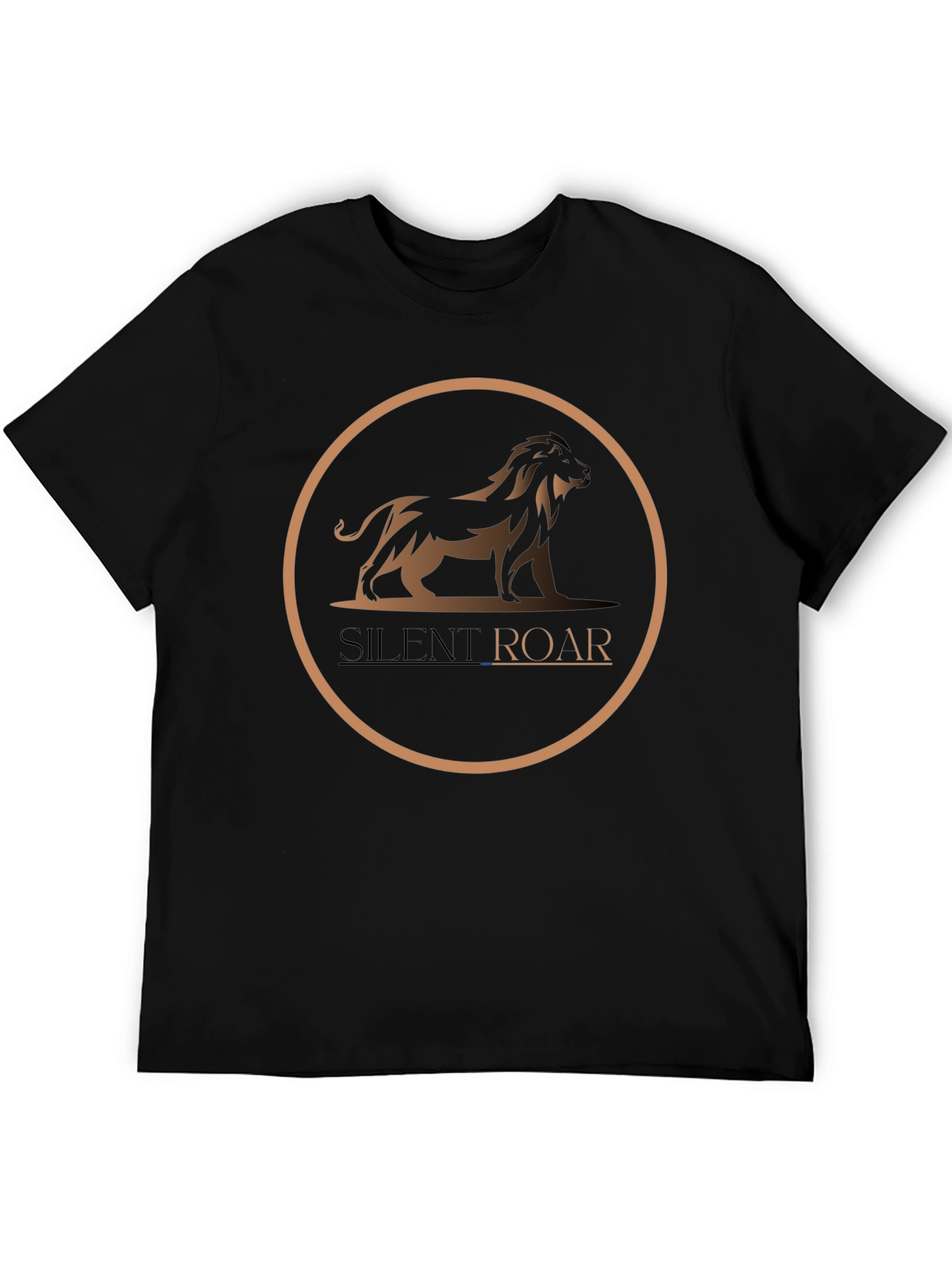 Silent Roar Graphic Tee - Modern Lion Design
