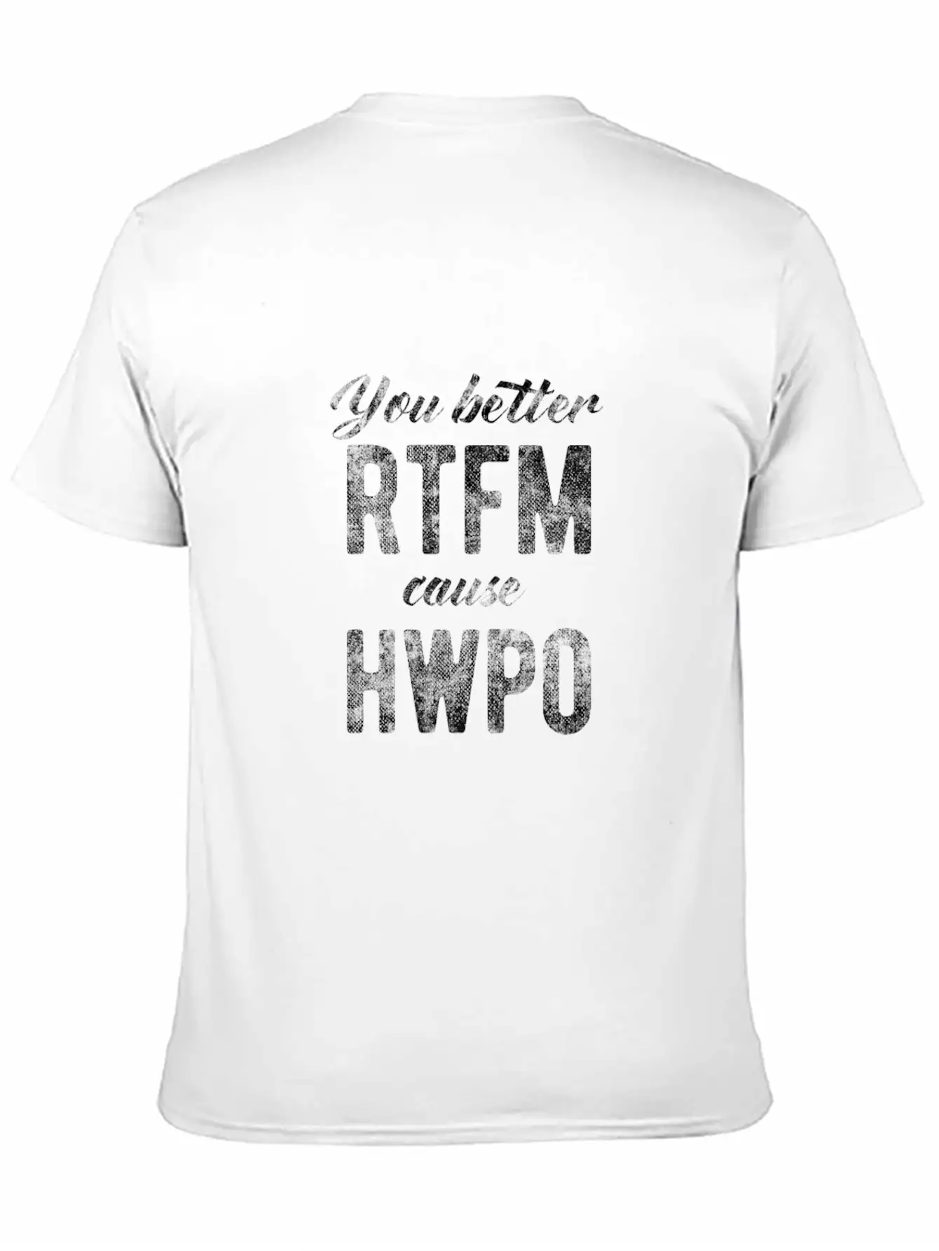 Rtfm, Read The F... Manual, Hard Work Pays Off Classic Fit Graphic Tee For Daily Comfort – Unisex Cotton Shirt