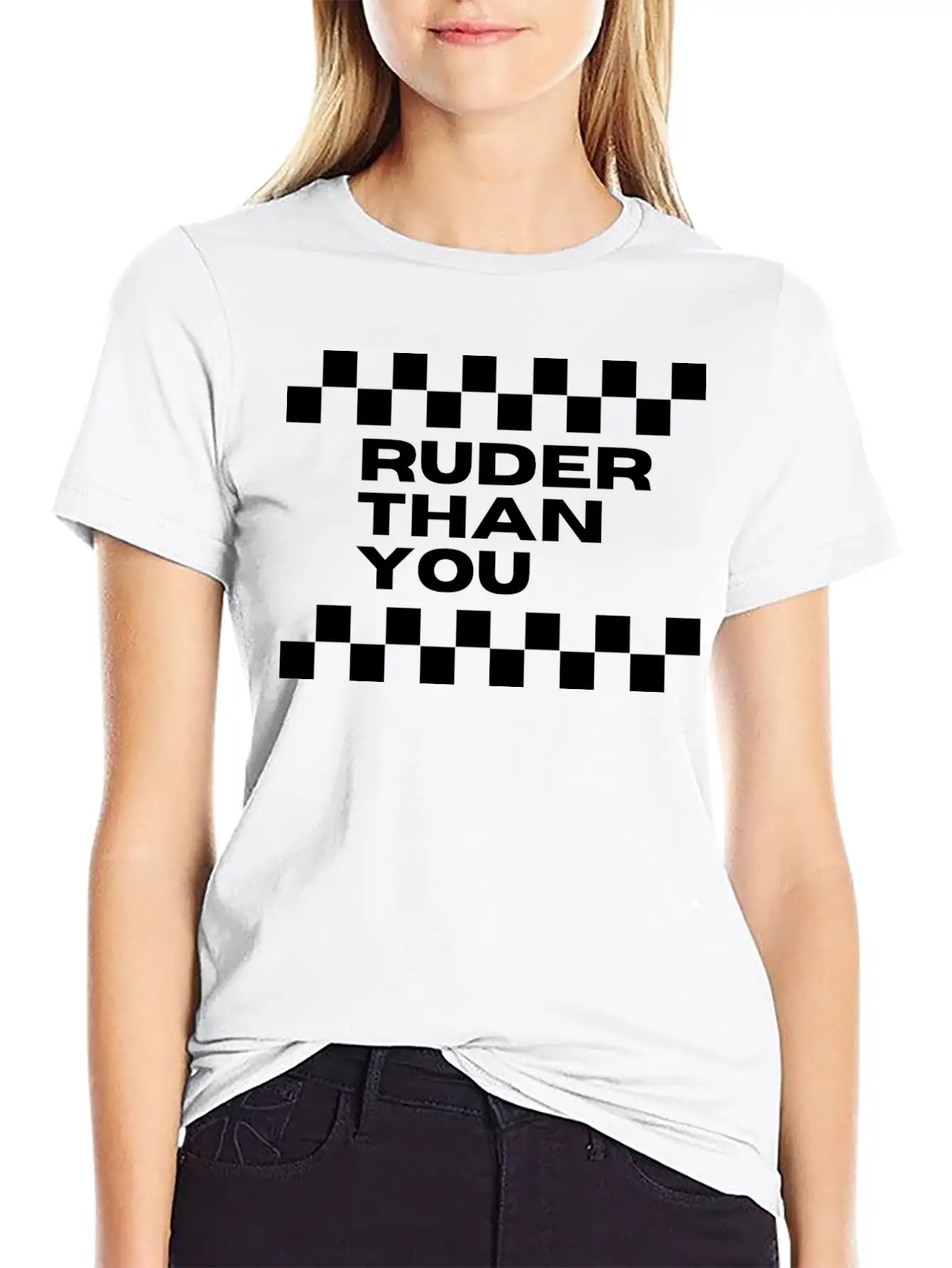 Ruder Than You - SKA Unisex Casual T-Shirt – Clean Design For Daily Comfort
