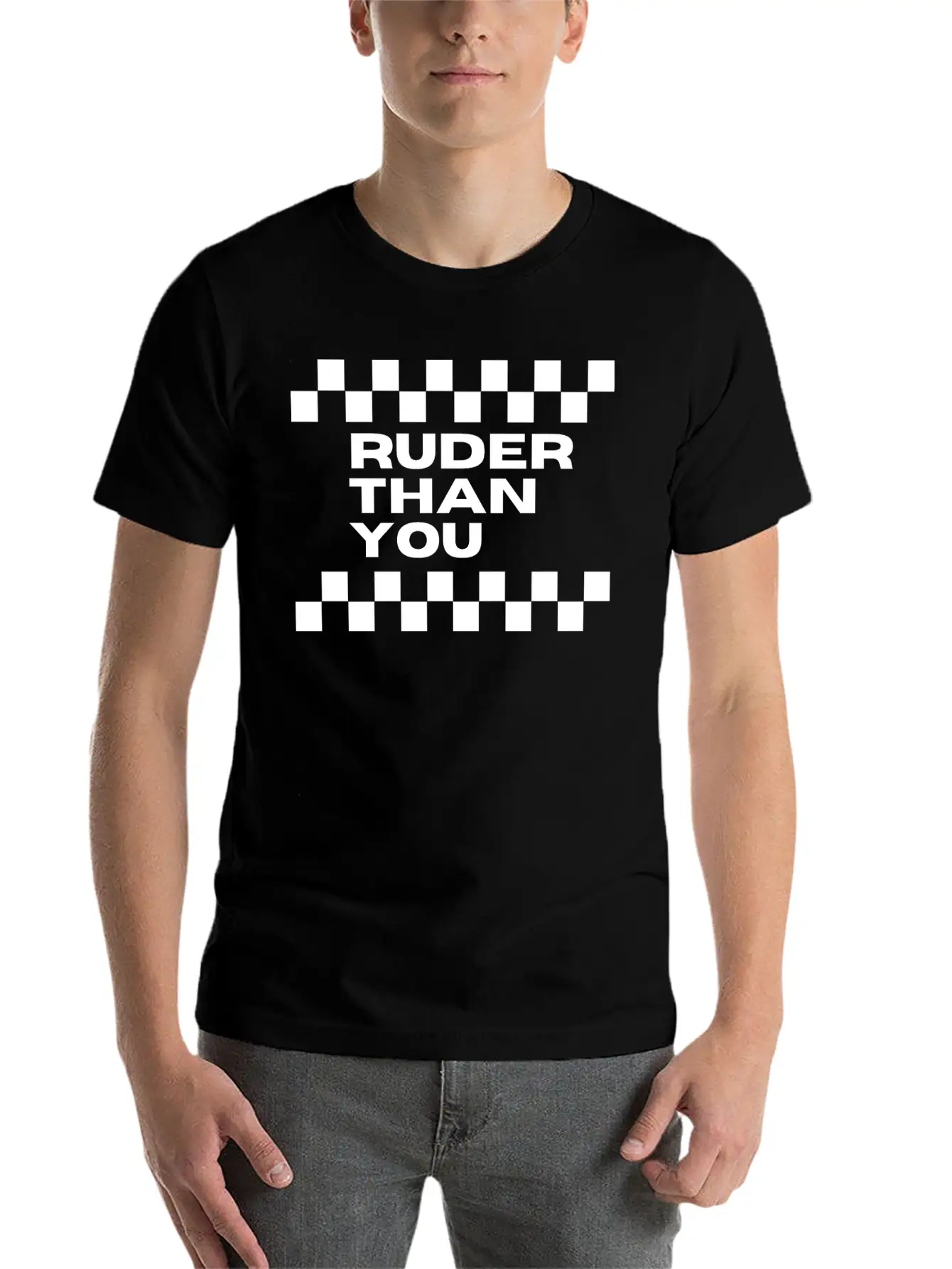 Ruder Than You - SKA Unisex Casual T-Shirt – Clean Design For Daily Comfort