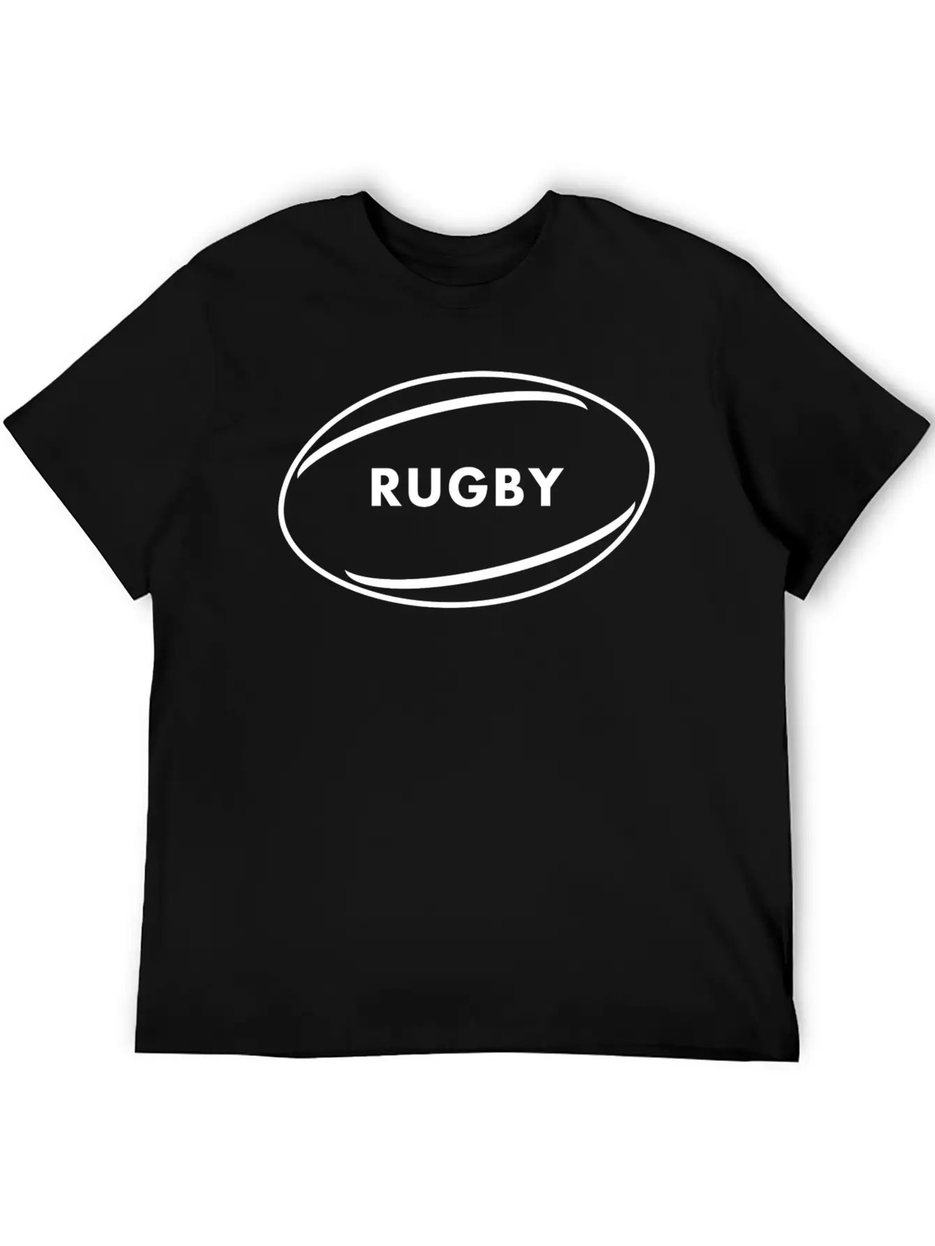 RUGBY Classic Fit Graphic Tee For Daily Comfort – Unisex Cotton Shirt