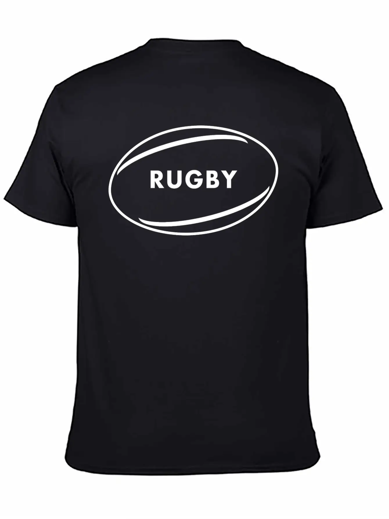 RUGBY Classic Fit Graphic Tee For Daily Comfort – Unisex Cotton Shirt