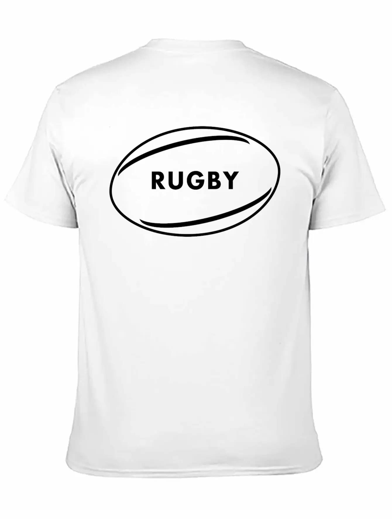 RUGBY Classic Fit Graphic Tee For Daily Comfort – Unisex Cotton Shirt