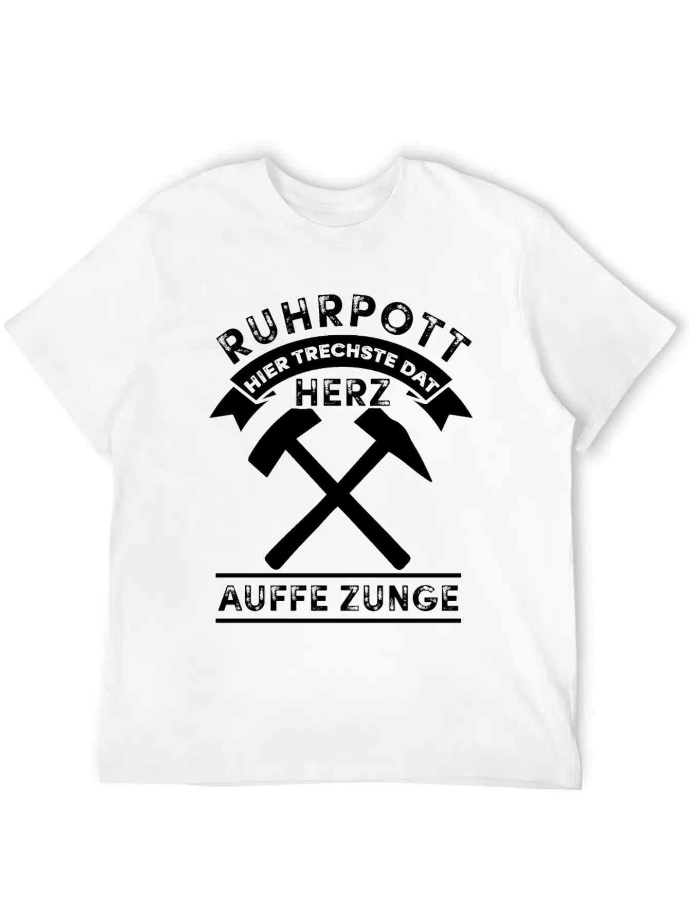 Ruhrpott Tshirt Sayings NRW Maloche Pütt Colliery Essential Cotton Tee For Daily Outfits – Unisex Style