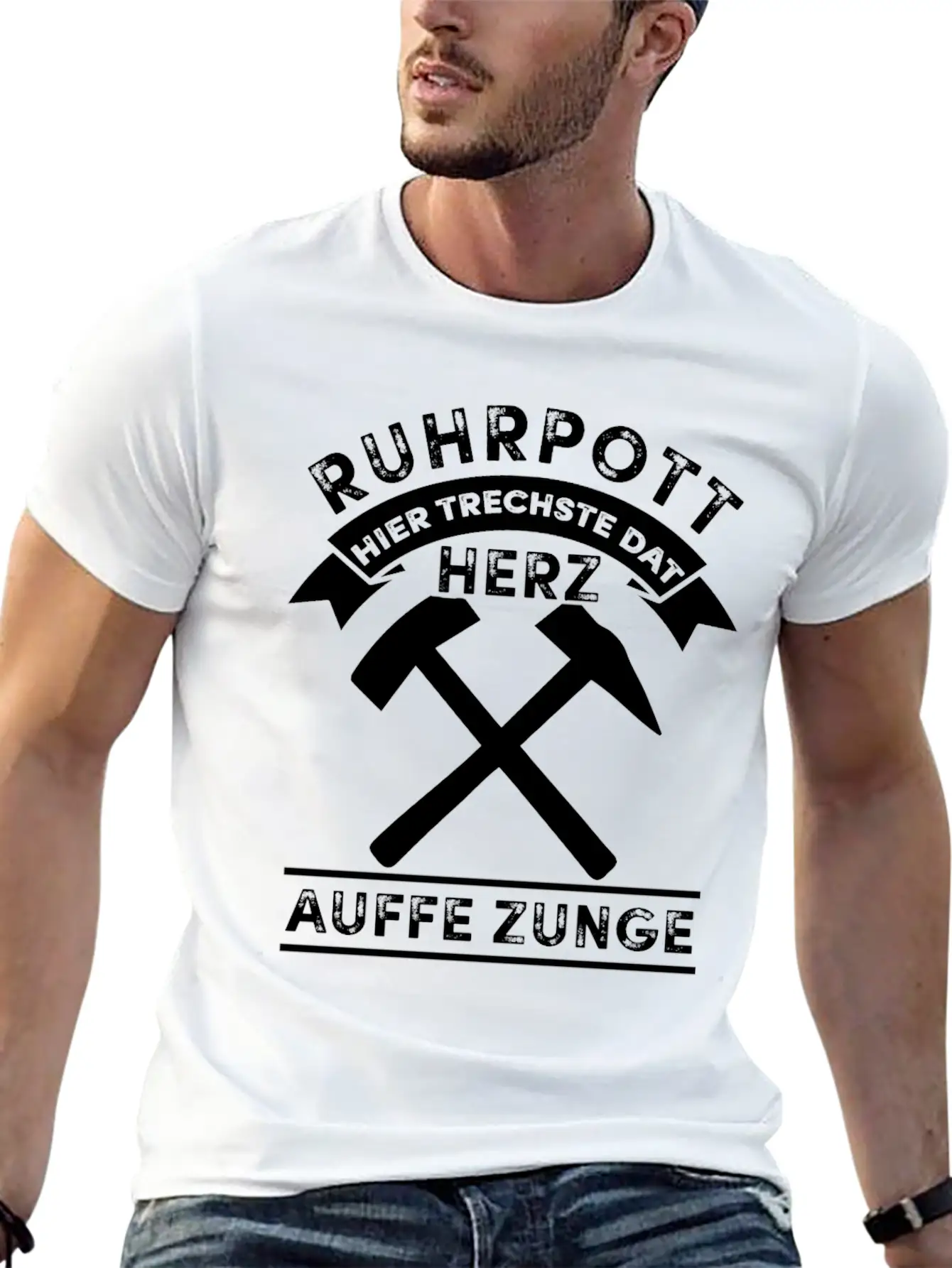 Ruhrpott Tshirt Sayings NRW Maloche Pütt Colliery Essential Cotton Tee For Daily Outfits – Unisex Style