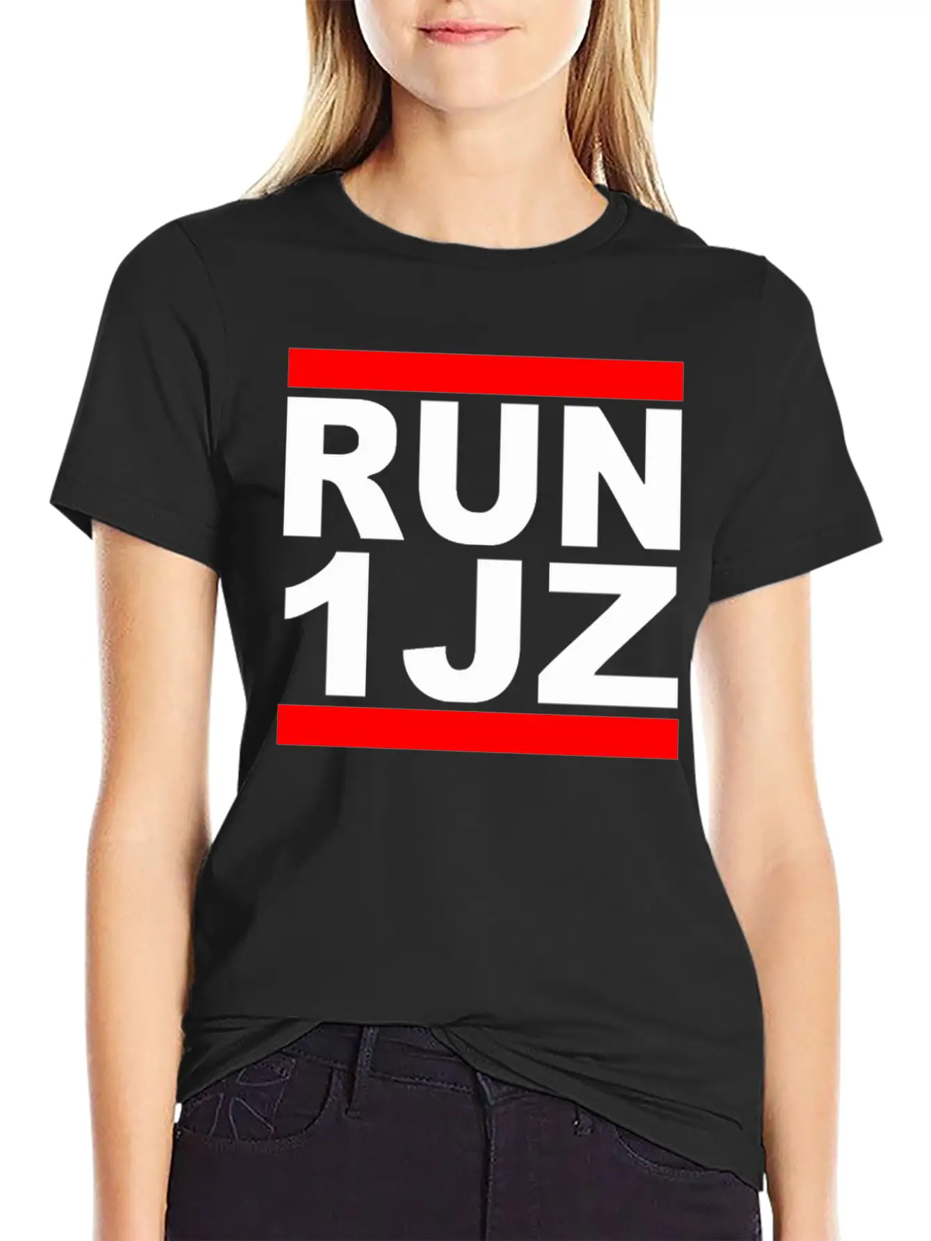 RUN 1JZ Essential Cotton Tee For Daily Outfits – Unisex Style