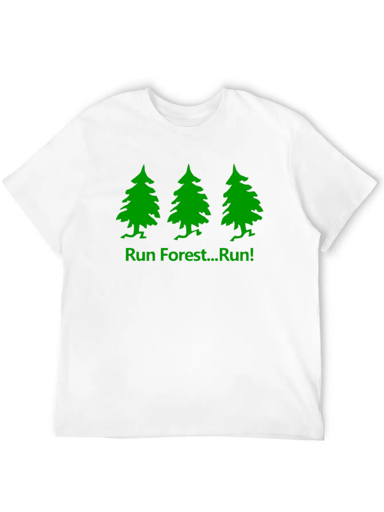 Run Forest Run Unisex Casual T-Shirt ��� Clean Design For Daily Comfort