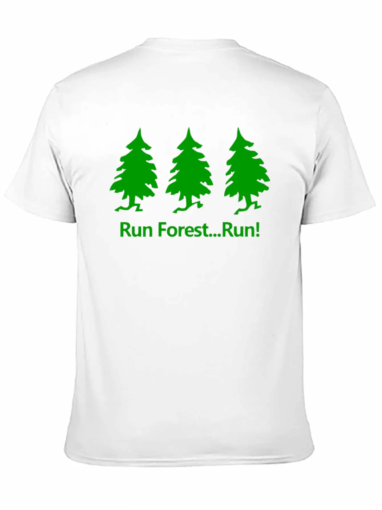Run Forest Run Unisex Casual T-Shirt ��� Clean Design For Daily Comfort