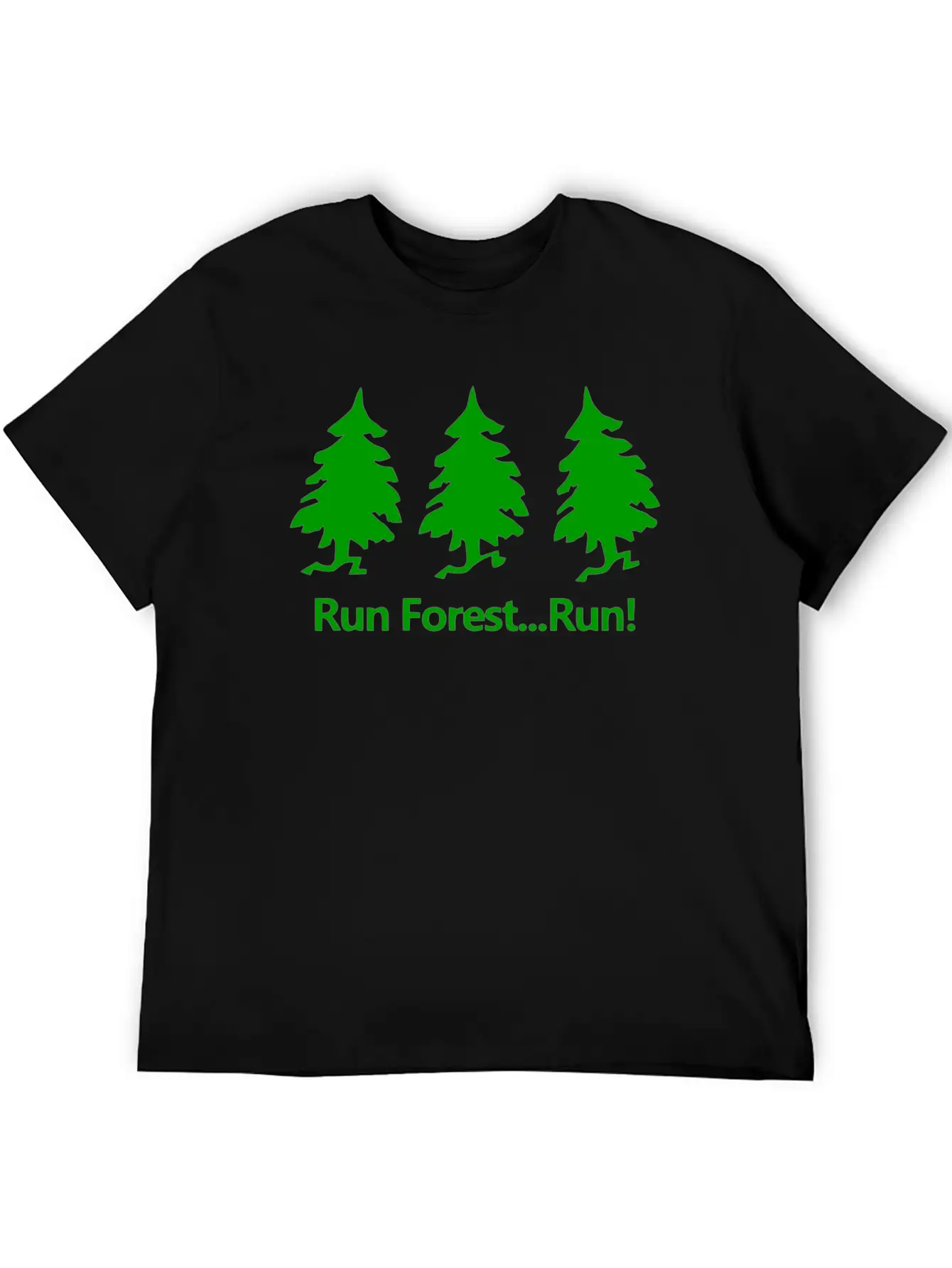 Run Forest Run Unisex Casual T-Shirt ��� Clean Design For Daily Comfort