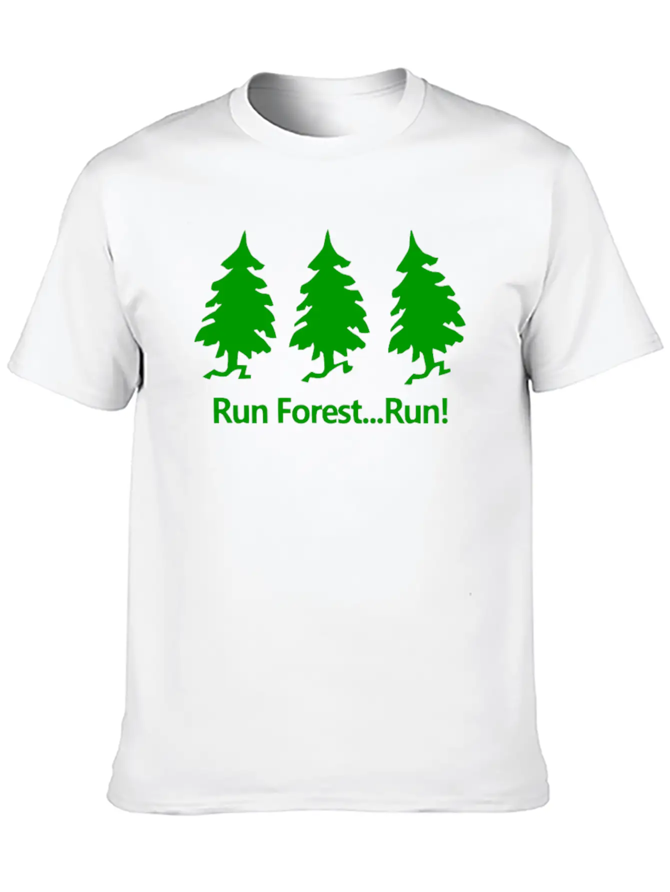 Run Forest Run Unisex Casual T-Shirt ��� Clean Design For Daily Comfort