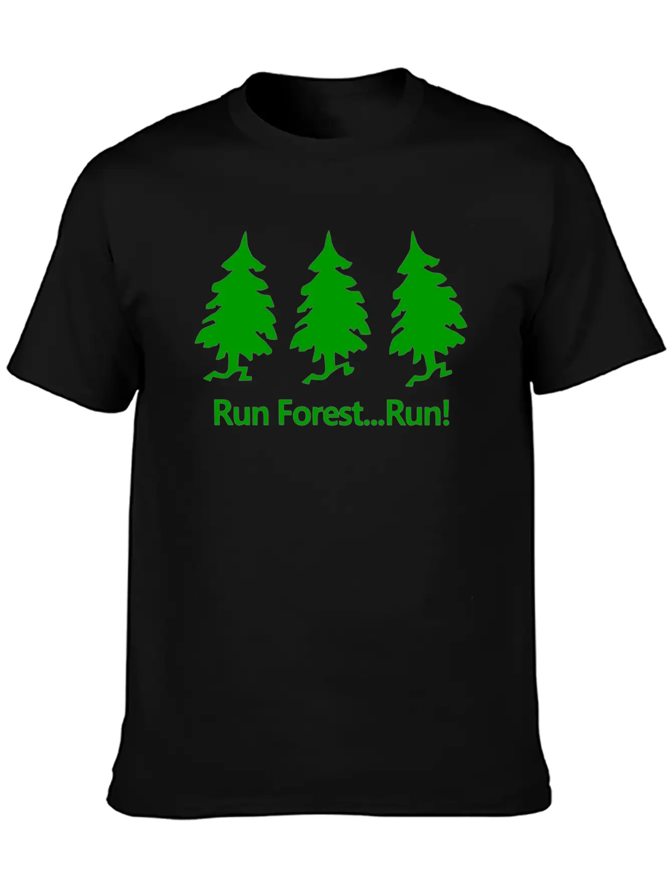 Run Forest Run Unisex Casual T-Shirt ��� Clean Design For Daily Comfort