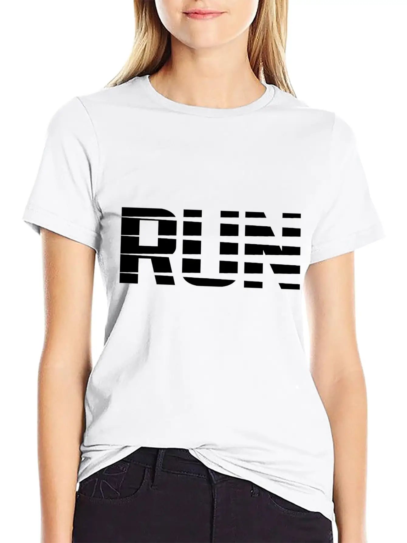 Run Running Essential Cotton Tee For Daily Outfits – Unisex Style