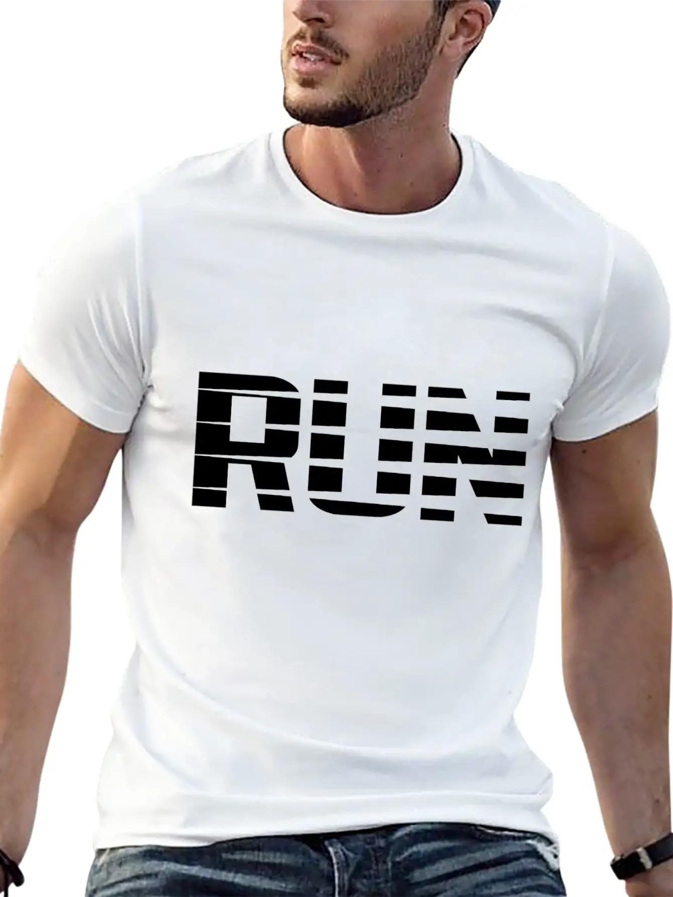 Run Running Essential Cotton Tee For Daily Outfits – Unisex Style