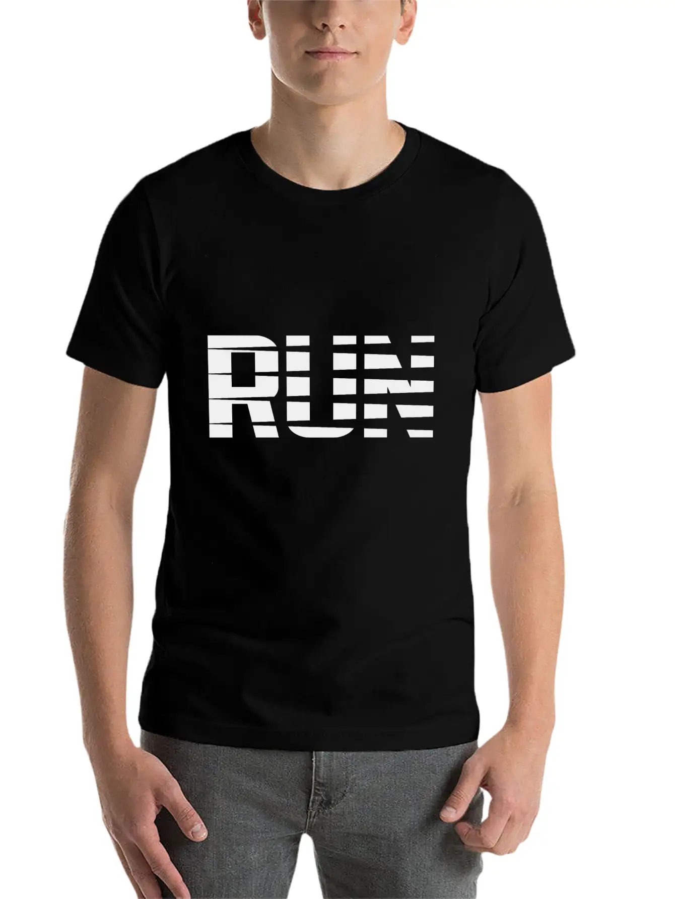 Run Running Essential Cotton Tee For Daily Outfits – Unisex Style