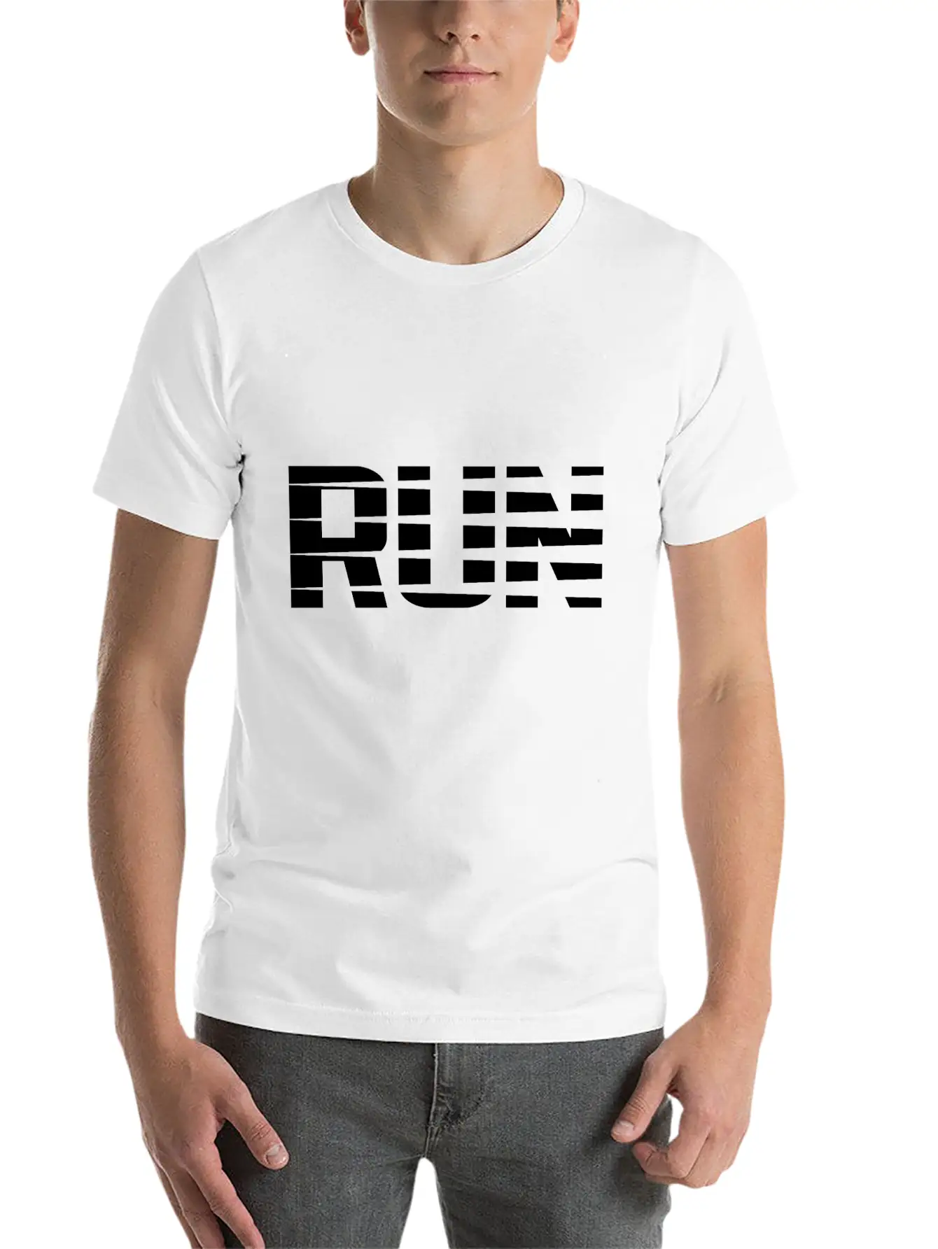 Run Running Essential Cotton Tee For Daily Outfits – Unisex Style