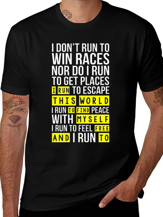 Run To Feel Strong Races Win Funny Shirt Essential Cotton Tee For Daily Outfits – Unisex Style