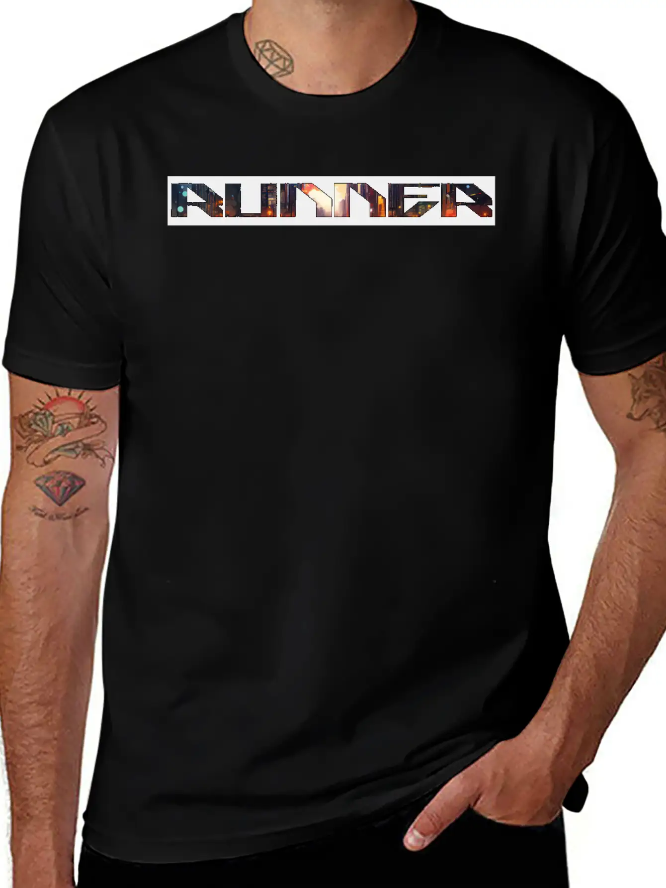 Runner | Cyberpunk Unisex Casual T-Shirt – Clean Design For Daily Comfort