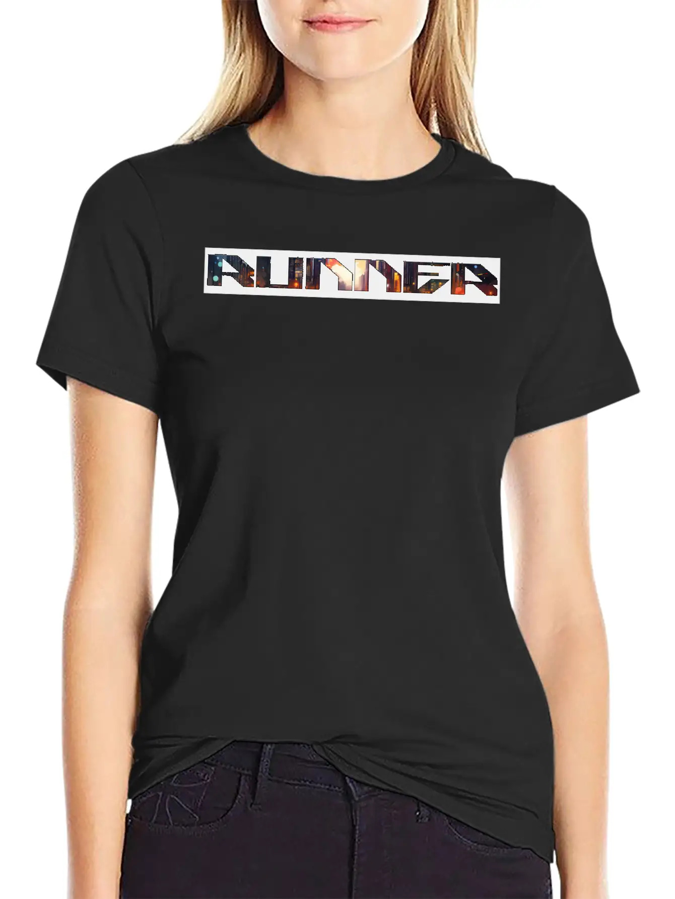 Runner | Cyberpunk Unisex Casual T-Shirt – Clean Design For Daily Comfort