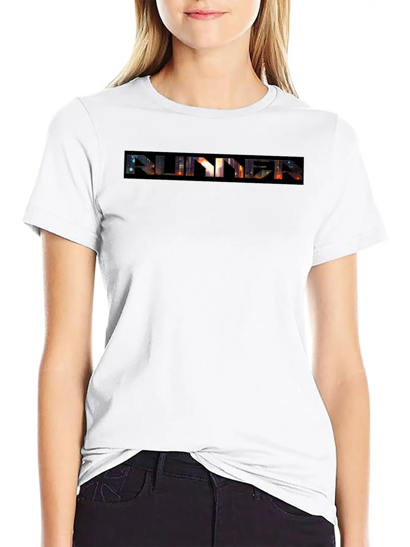 Runner | Cyberpunk Unisex Casual T-Shirt – Clean Design For Daily Comfort