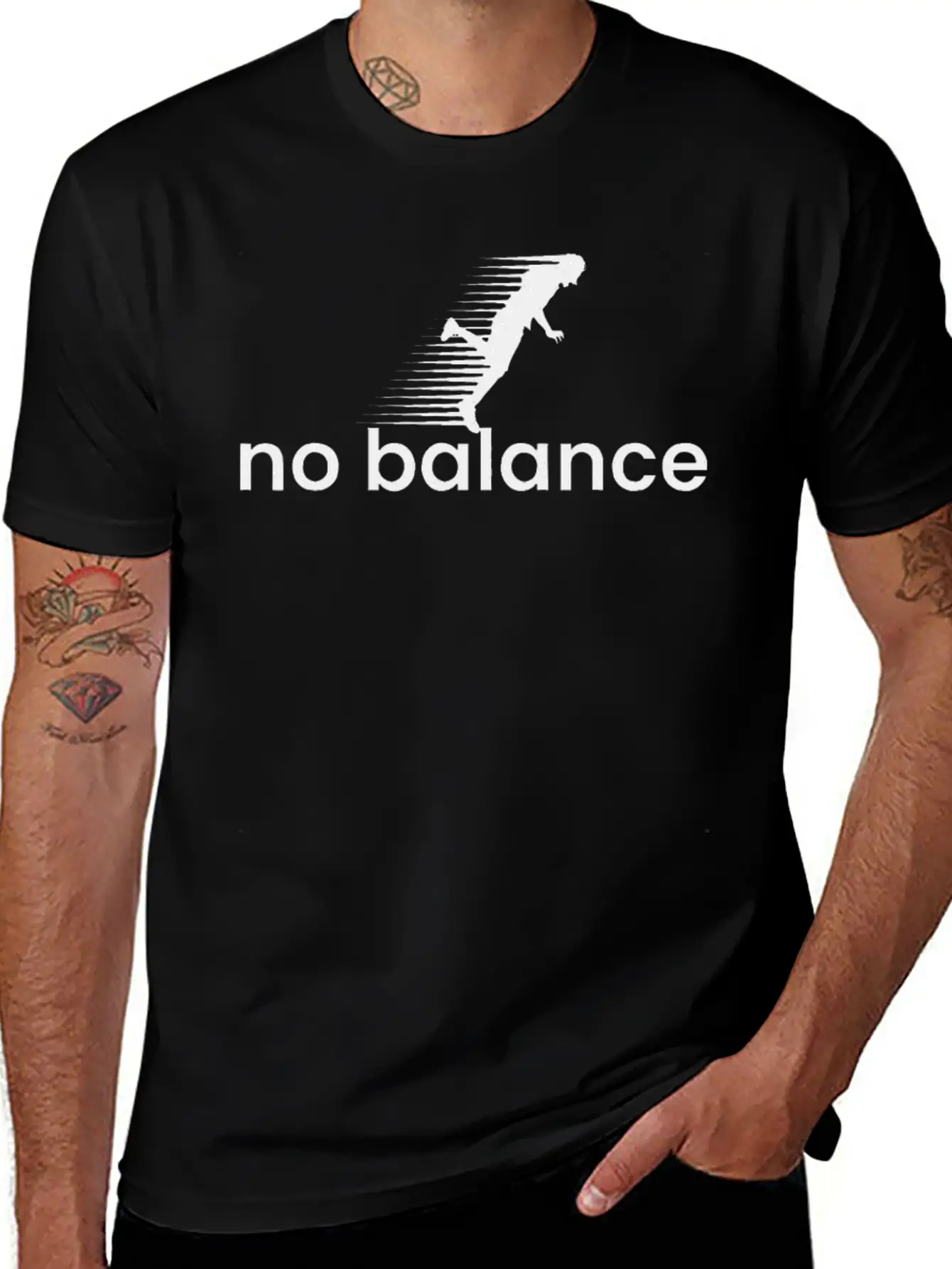 Runner No Balance Running And Jogging Relaxed Everyday Tee – Lightweight And Durable Cotton