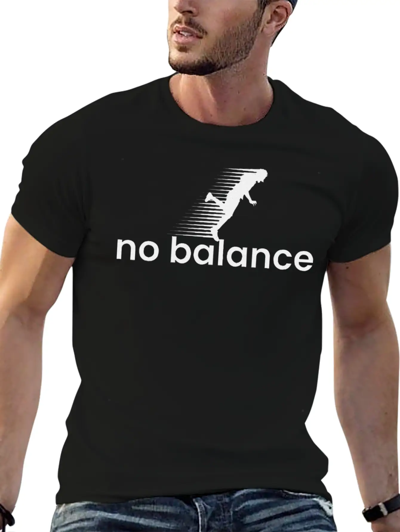 Runner No Balance Running And Jogging Relaxed Everyday Tee – Lightweight And Durable Cotton