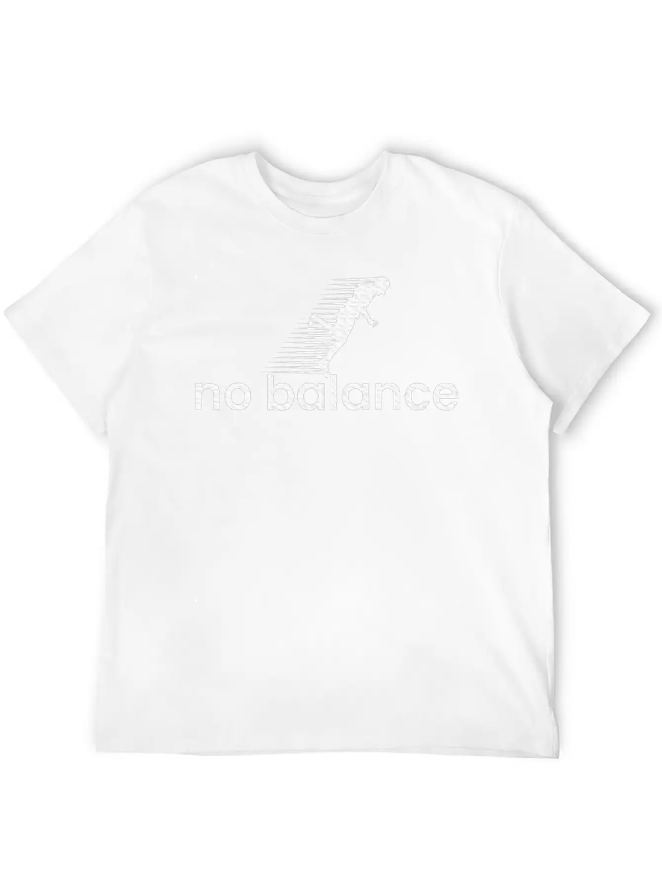 Runner No Balance Running And Jogging Relaxed Everyday Tee – Lightweight And Durable Cotton