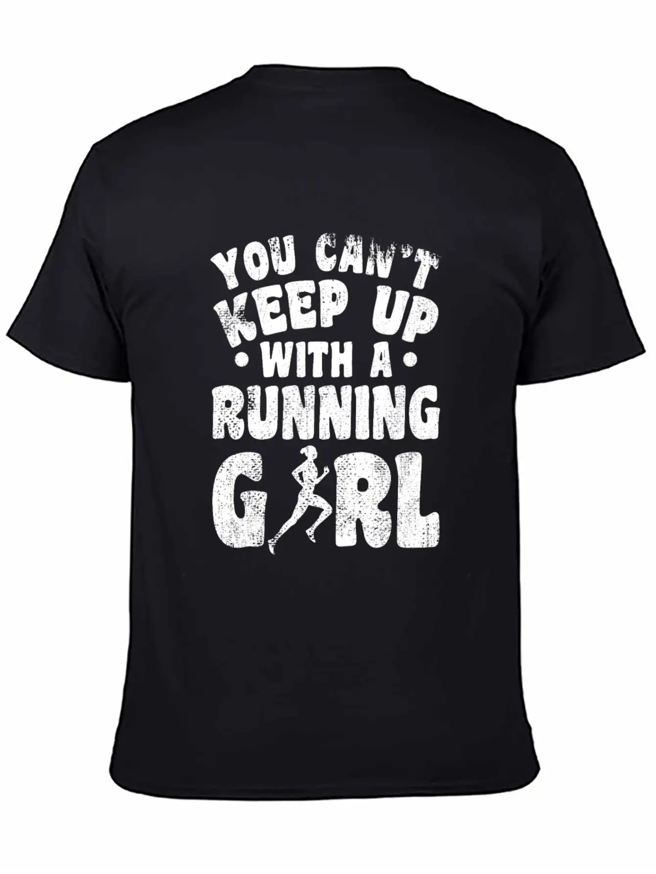 Running Girl Unisex Casual T-Shirt – Clean Design For Daily Comfort