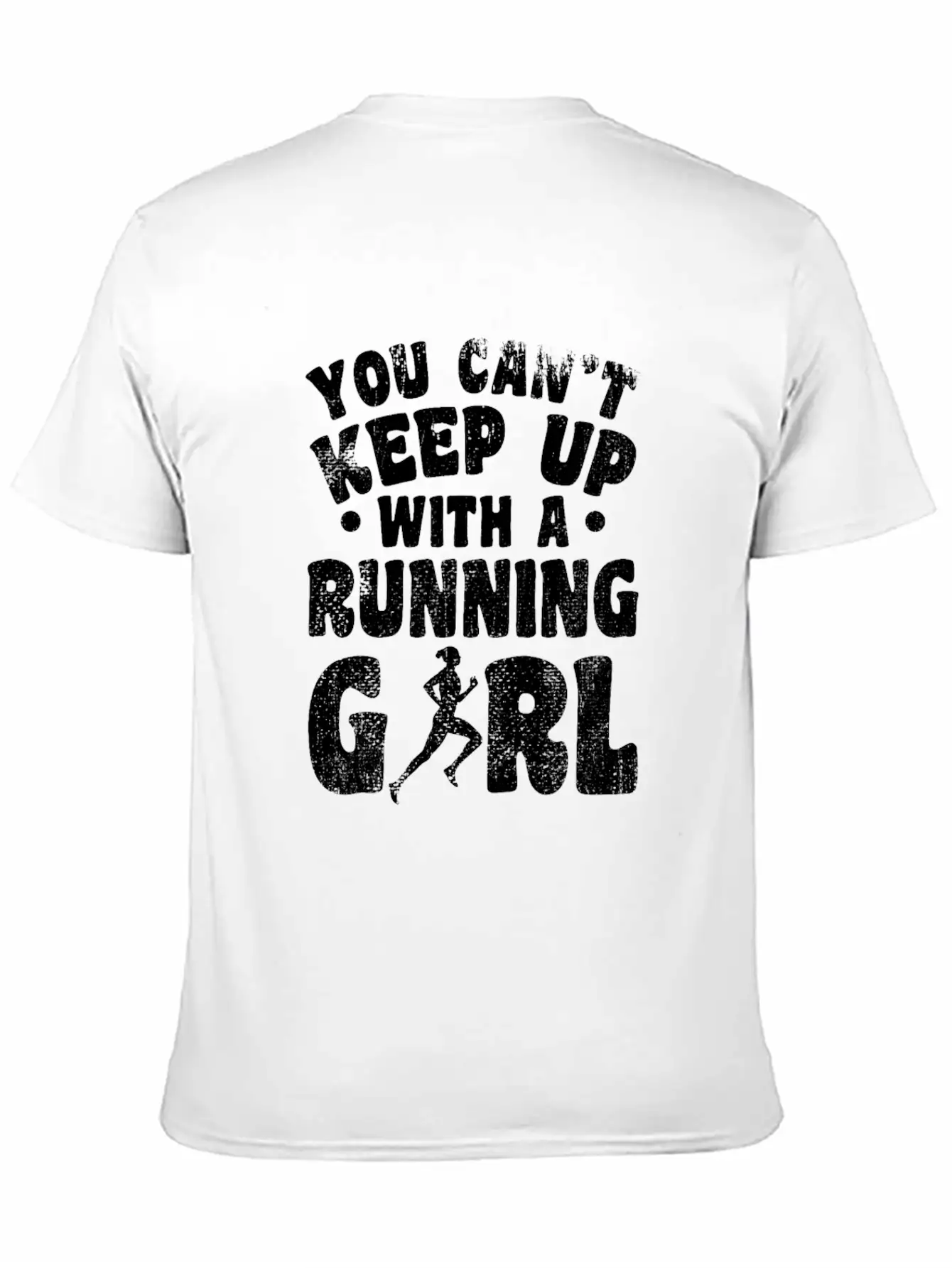 Running Girl Unisex Casual T-Shirt – Clean Design For Daily Comfort
