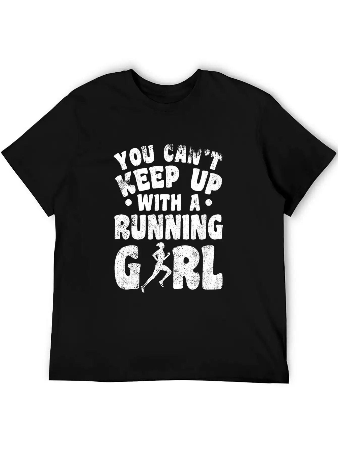 Running Girl Unisex Casual T-Shirt – Clean Design For Daily Comfort