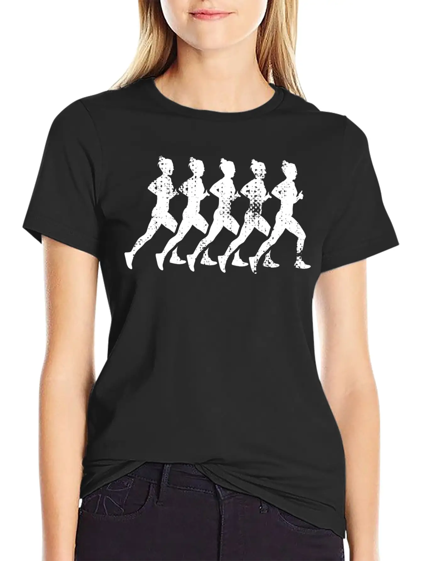 Running Girls Soft Cotton Short Sleeve Tee – Unisex Wardrobe Staple