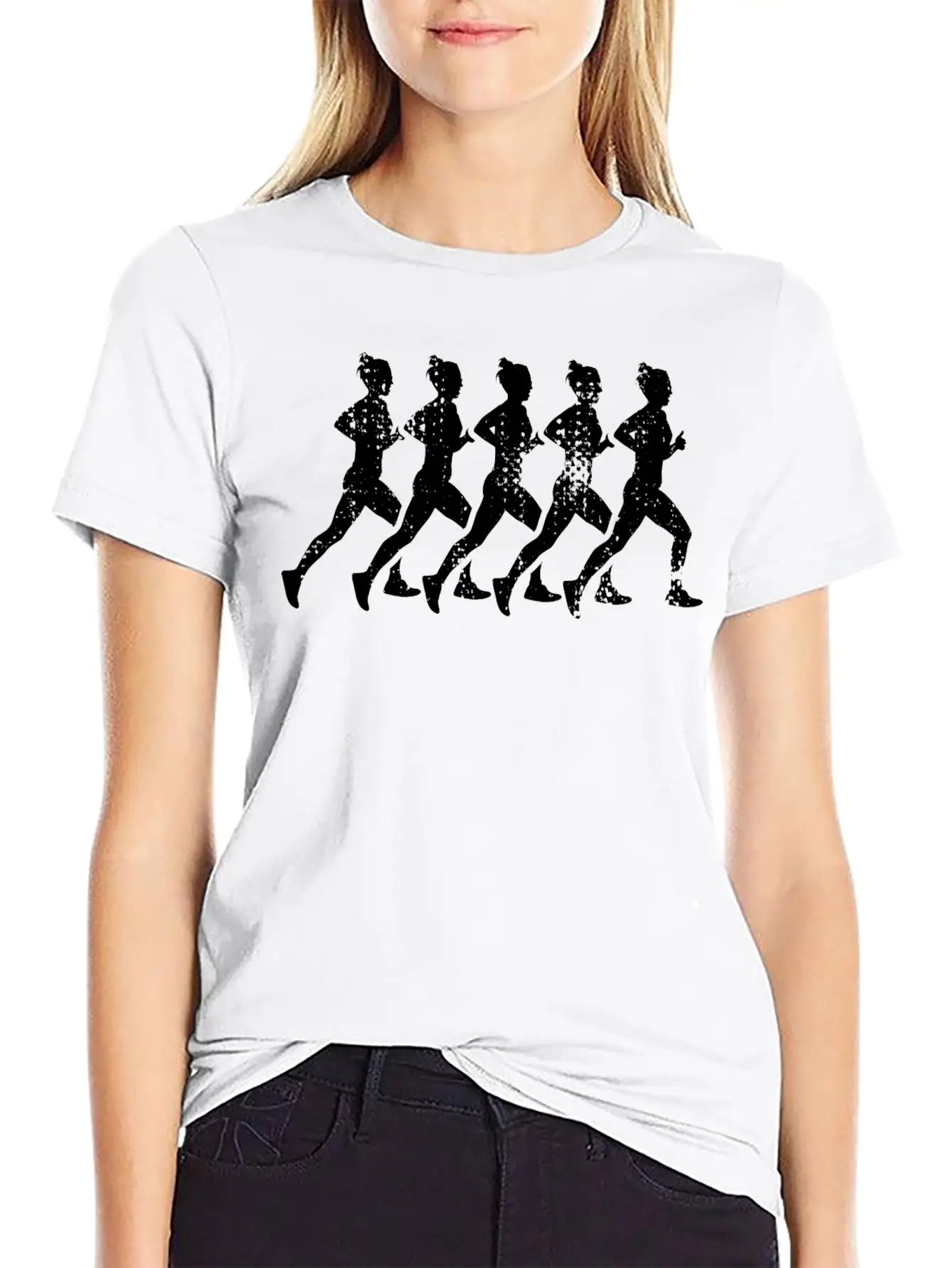 Running Girls Soft Cotton Short Sleeve Tee – Unisex Wardrobe Staple